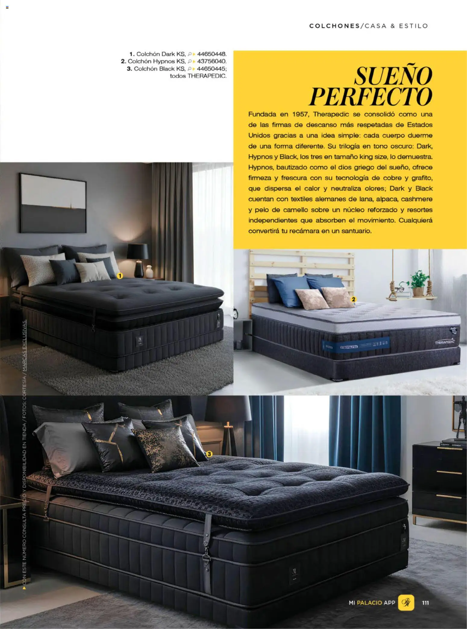 Nuevas ofertas de Palacio De Hierro válidas en toda la República Mexicana desde el 01/09/2026. ¡Encuentra las mejores ofertas en Palacio De Hierro catálogo La Gaceta! | Página: 115 | Productos: Colchón, Sobre