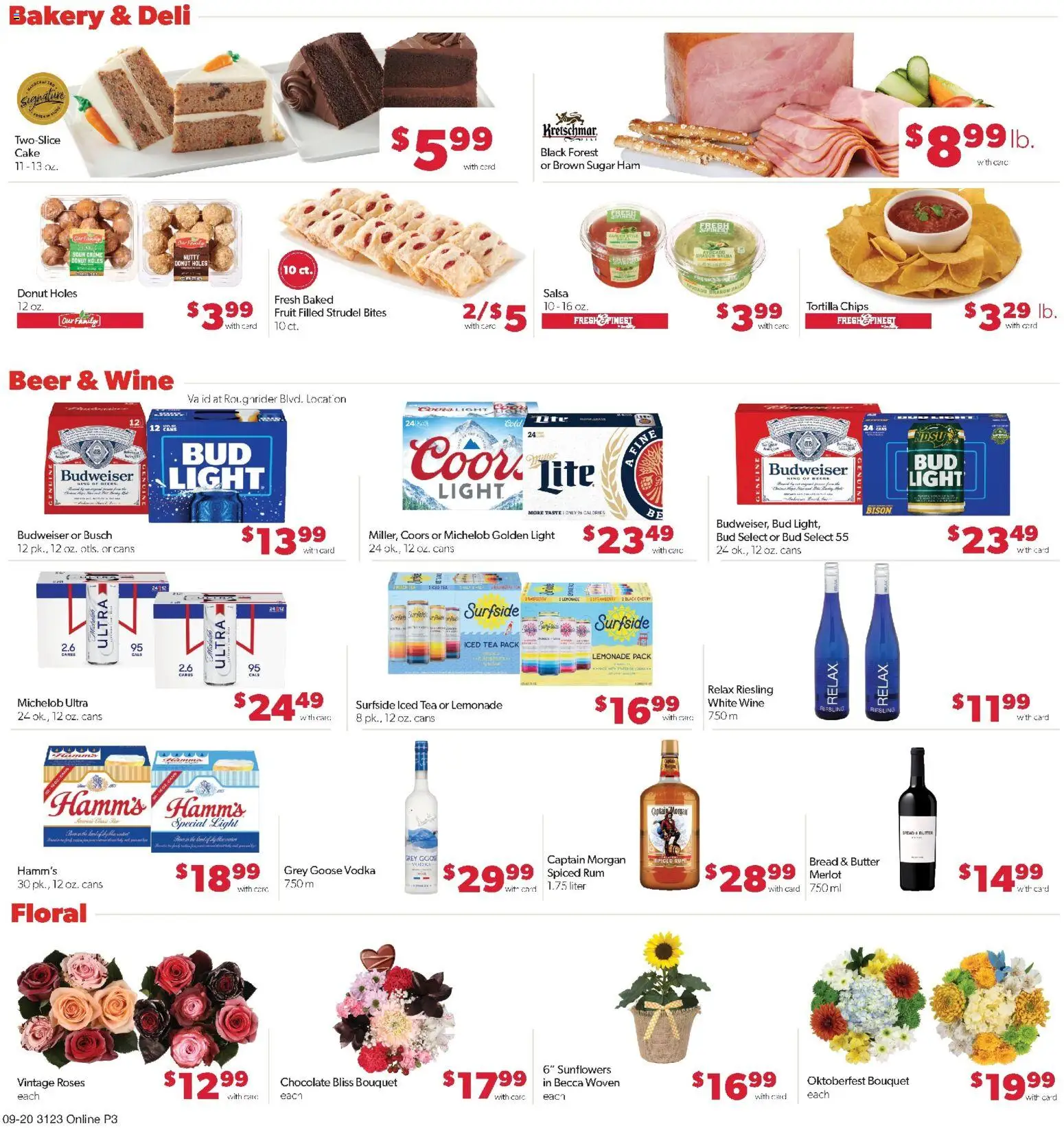 Family Fare Weekly Ad - ND - valid from 09/20/2026 | Page: 7 | Products: Tea, Captain Morgan, Lemonade, Iced tea