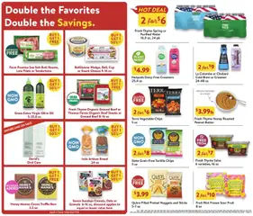 Preview of Fresh Thyme weekly ads valid from 07/15/2026 | Page: 6 | Products: Bread, Sugar, Mango, Grapes