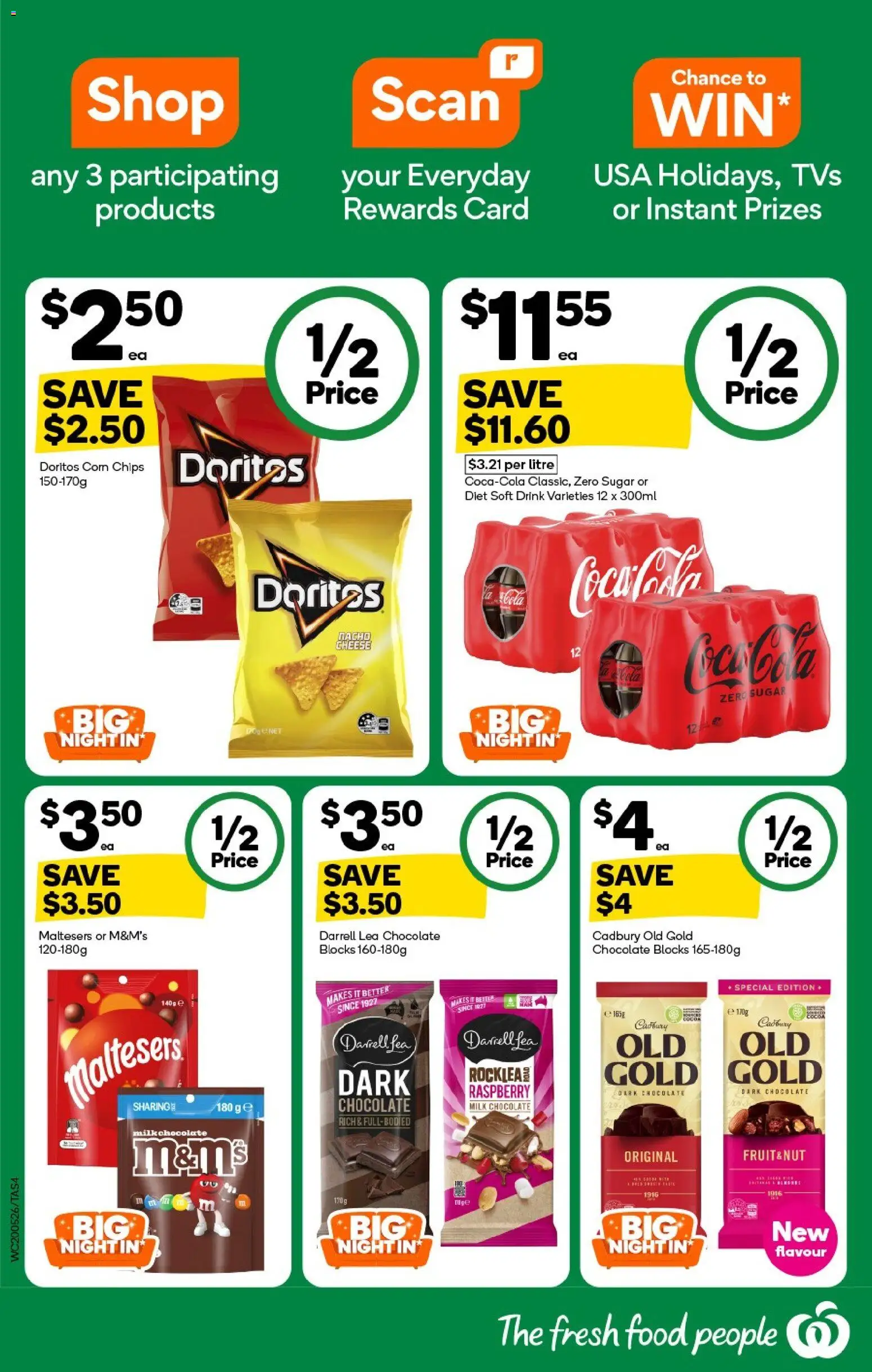 Woolworths catalogue - valid from 20.05.2026 | Page: 4 | Products: Cheese, Chips, Sugar, Raspberry