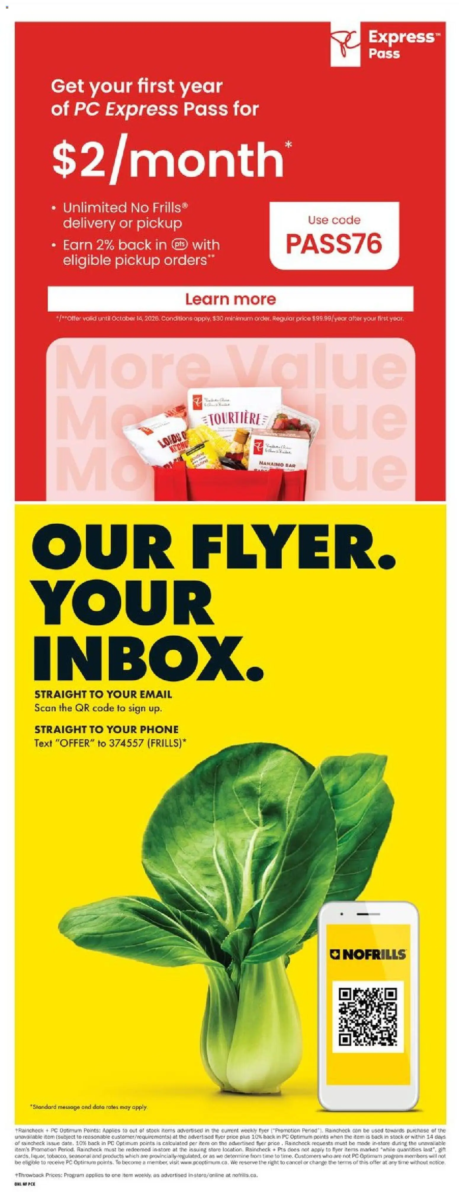 No Frills flyer valid from Oct 8, 2026 | Page: 16