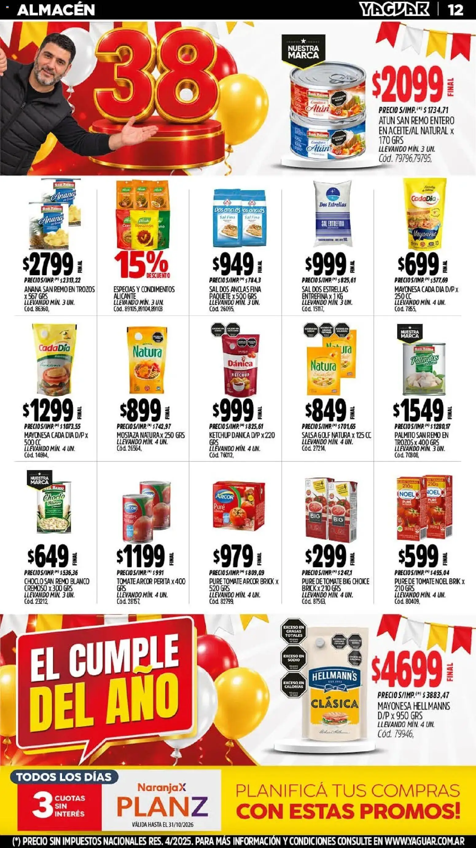 Yaguar - Oferta Semanal Chaco │ válido desde el 19/10/2026 | Página: 13