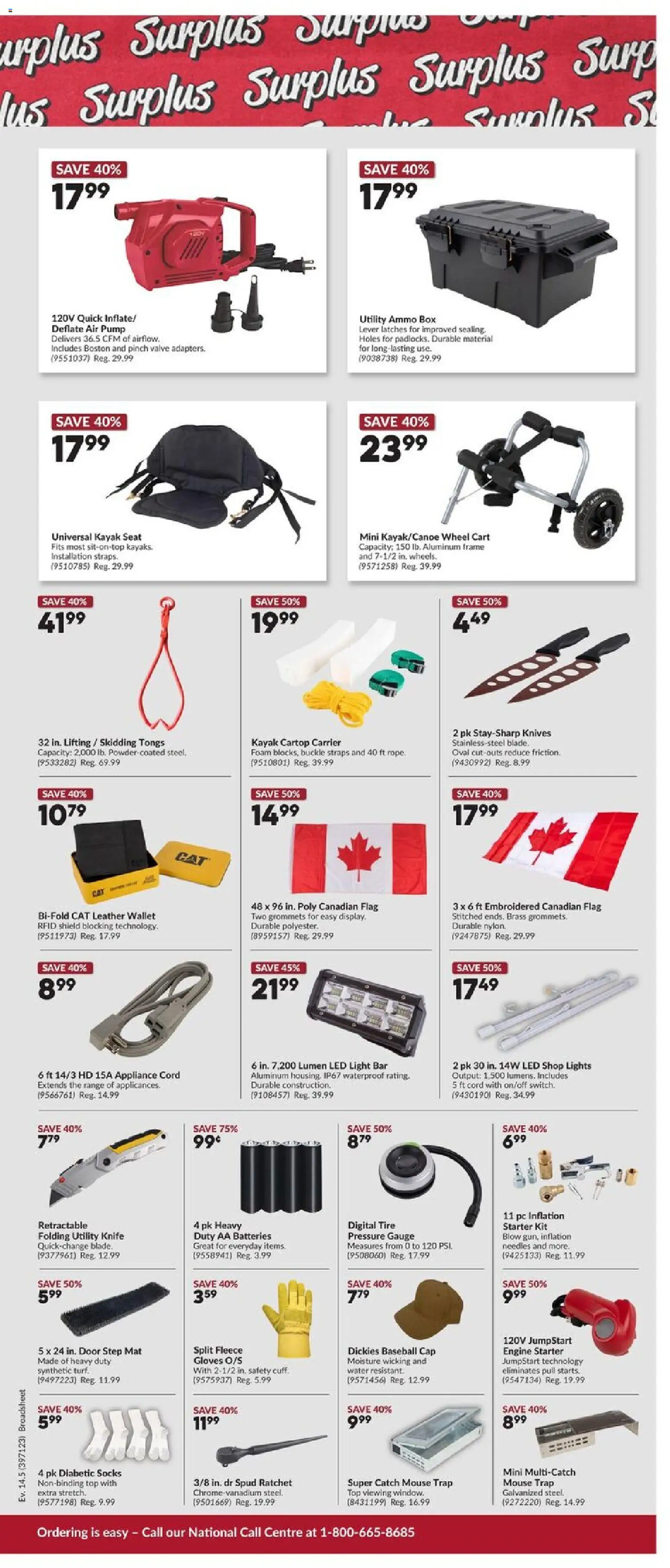Princess Auto flyer valid from Jul 7, 2026 | Page: 5 | Products: Wallet, Gloves, PC, Pressure gauge