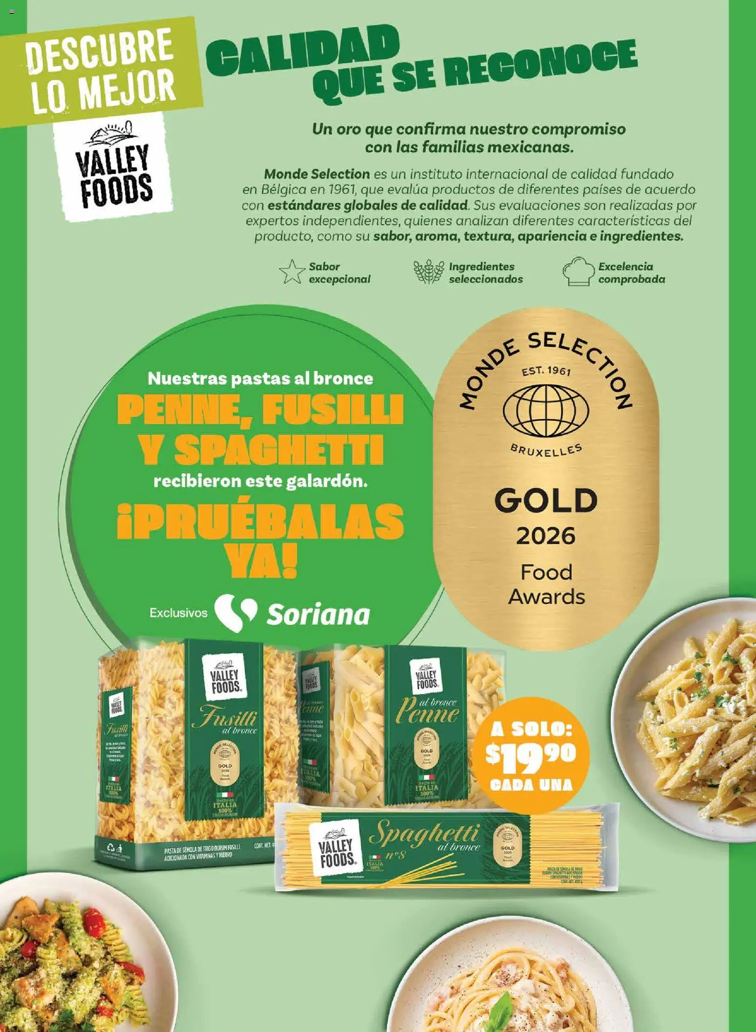 Nuevas ofertas de Soriana válidas en toda la República Mexicana desde el 31/08/2026. ¡Encuentra las mejores ofertas en Soriana Descubre lo mejor al mejor precio Híper Nacional! | Página: 2 | Productos: Pasta, Vitaminas, Pasta de sémola, Ingredientes