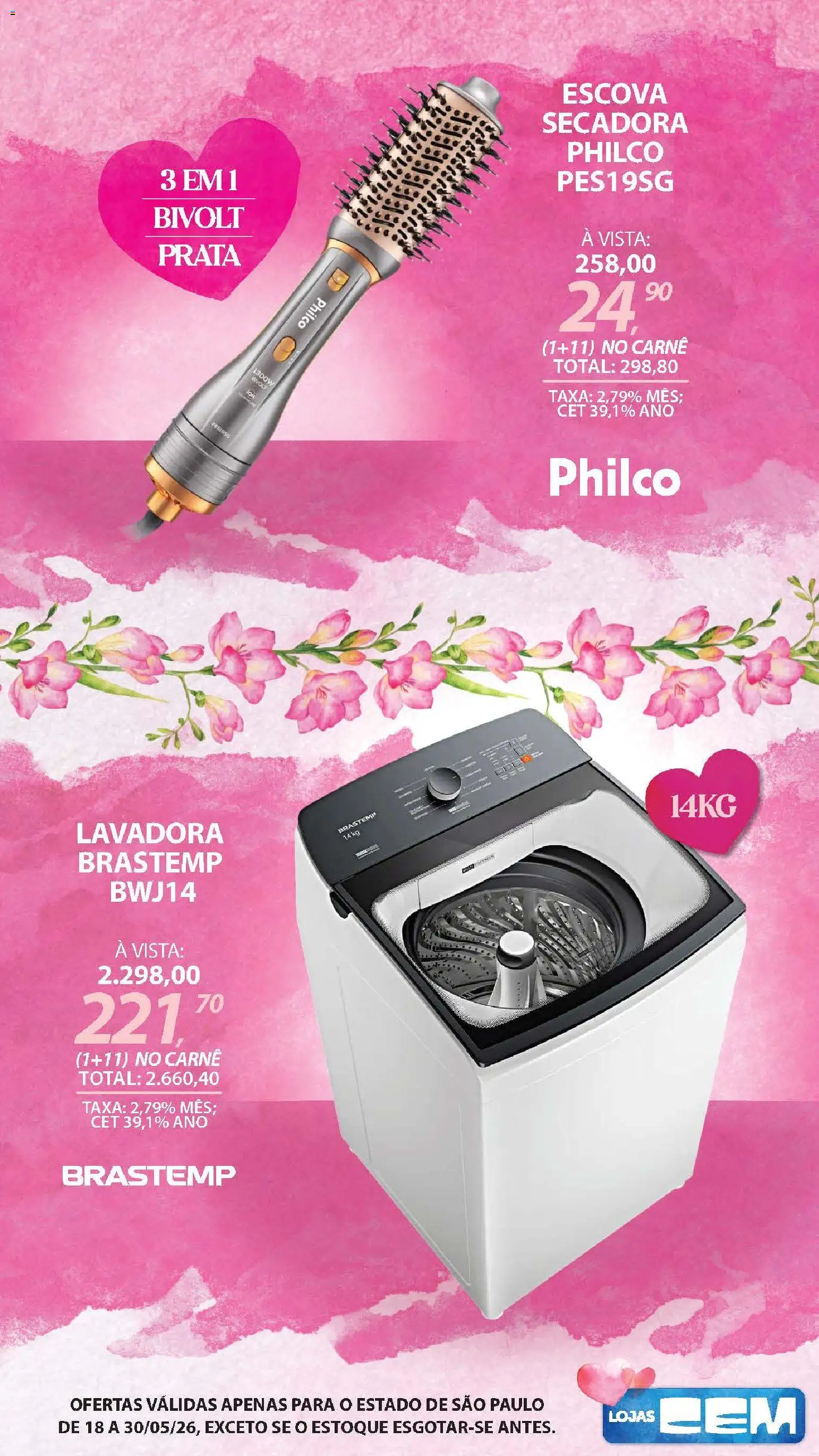 Lojas Cem - Ofertas atuais de 18/05/2026 ? Não perca as melhores promoções! | Brasil