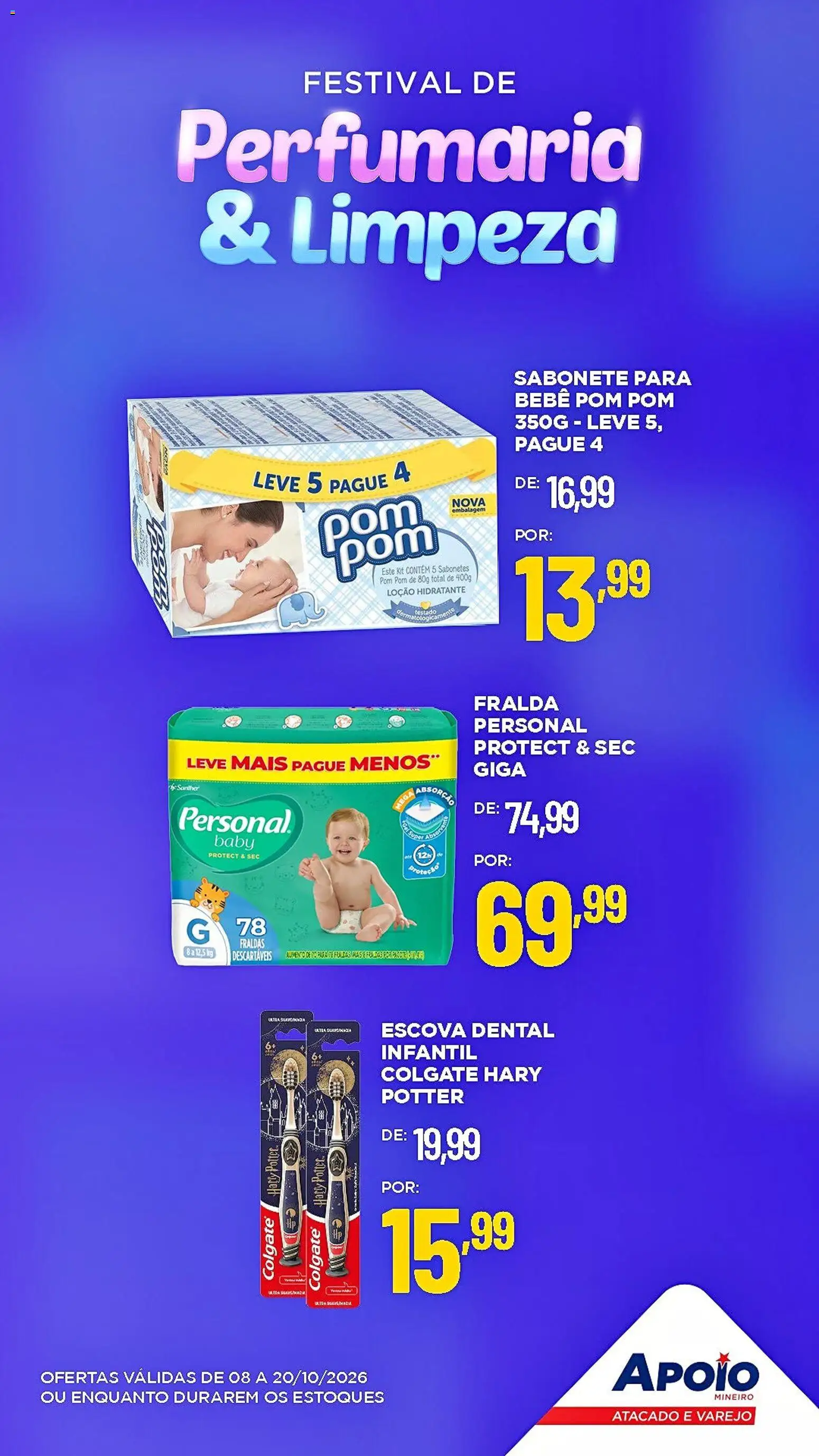 Apoio Mineiro Folheto - válido de 08/09/2026 | Página: 5 | Produtos: Escova, Sabonete