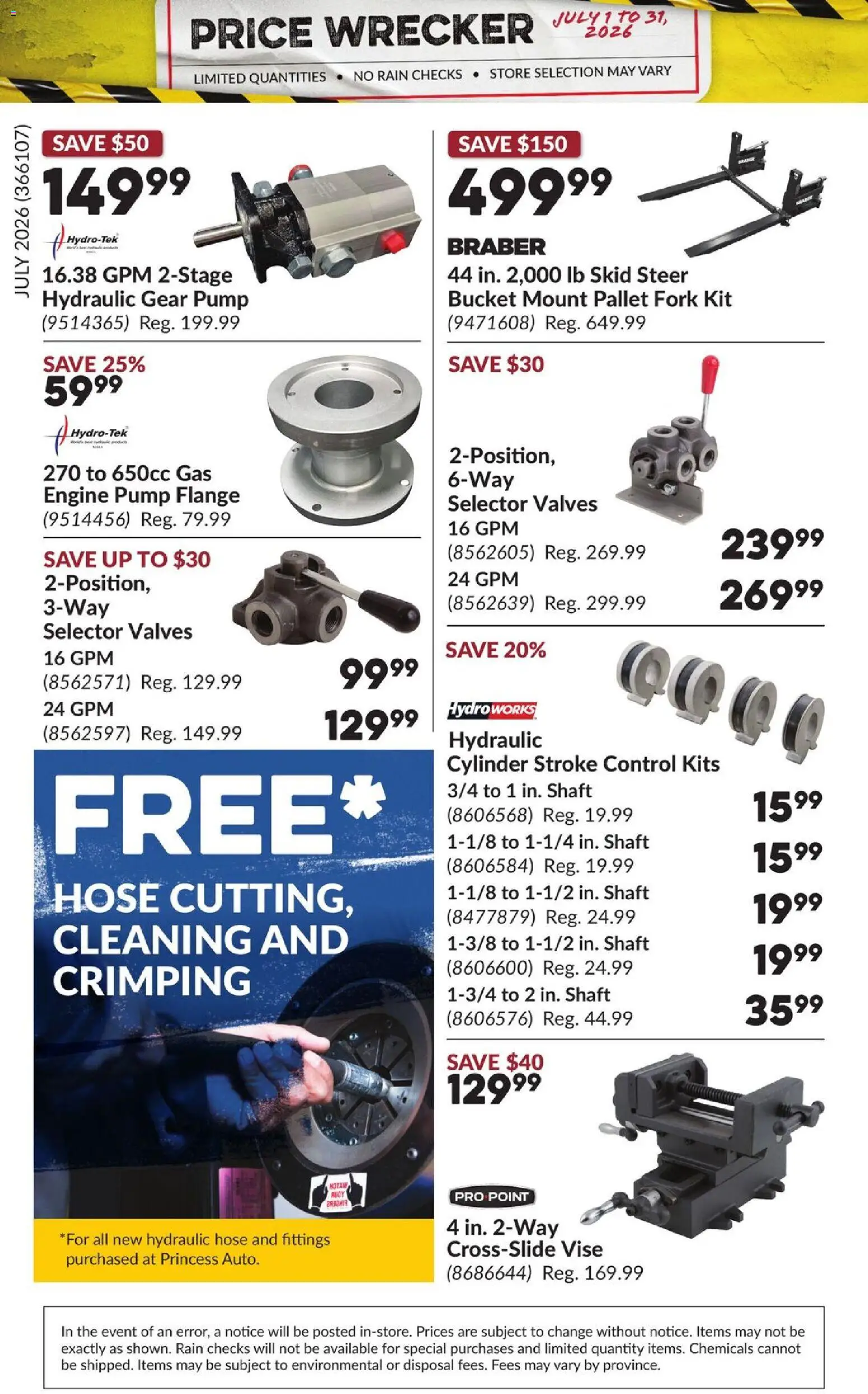 Princess Auto flyer valid from Jul 1, 2026 | Page: 29