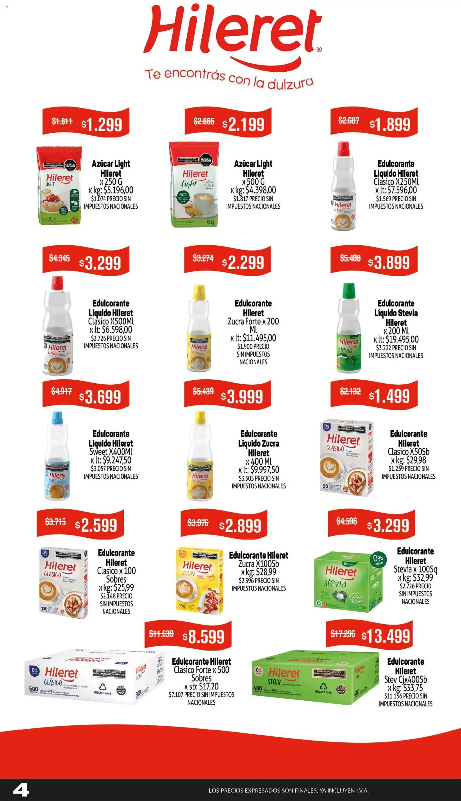 Makro Ofertas VOLVETE A LUSIONAR │ válido desde el 04.06.2026 | Página: 5 | Productos: Azucar, Edulcorante, Té