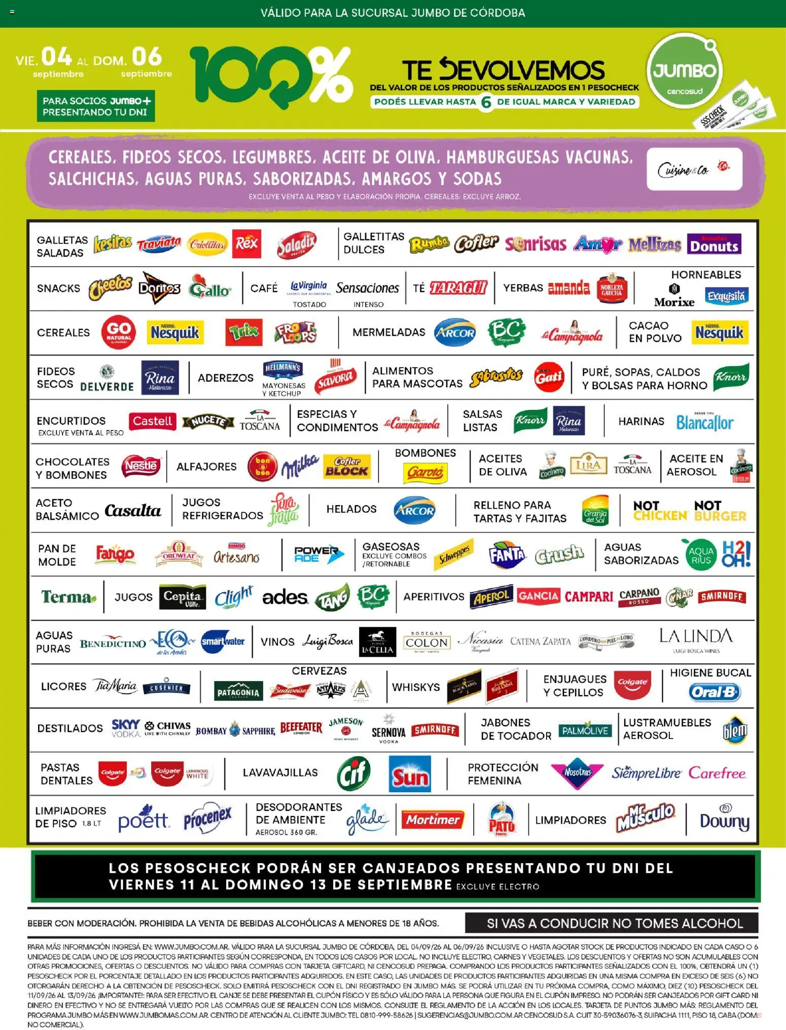 Jumbo - Córdoba | Jumbo al 100 │ válido desde el 04/09/2026 | Página: 2 | Productos: Lavavajillas, Ketchup, Café, Té