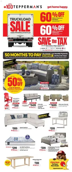 Preview of Tepperman's weekly flyer / circulaire from shop Tepperman's valid from Aug 14, 2026