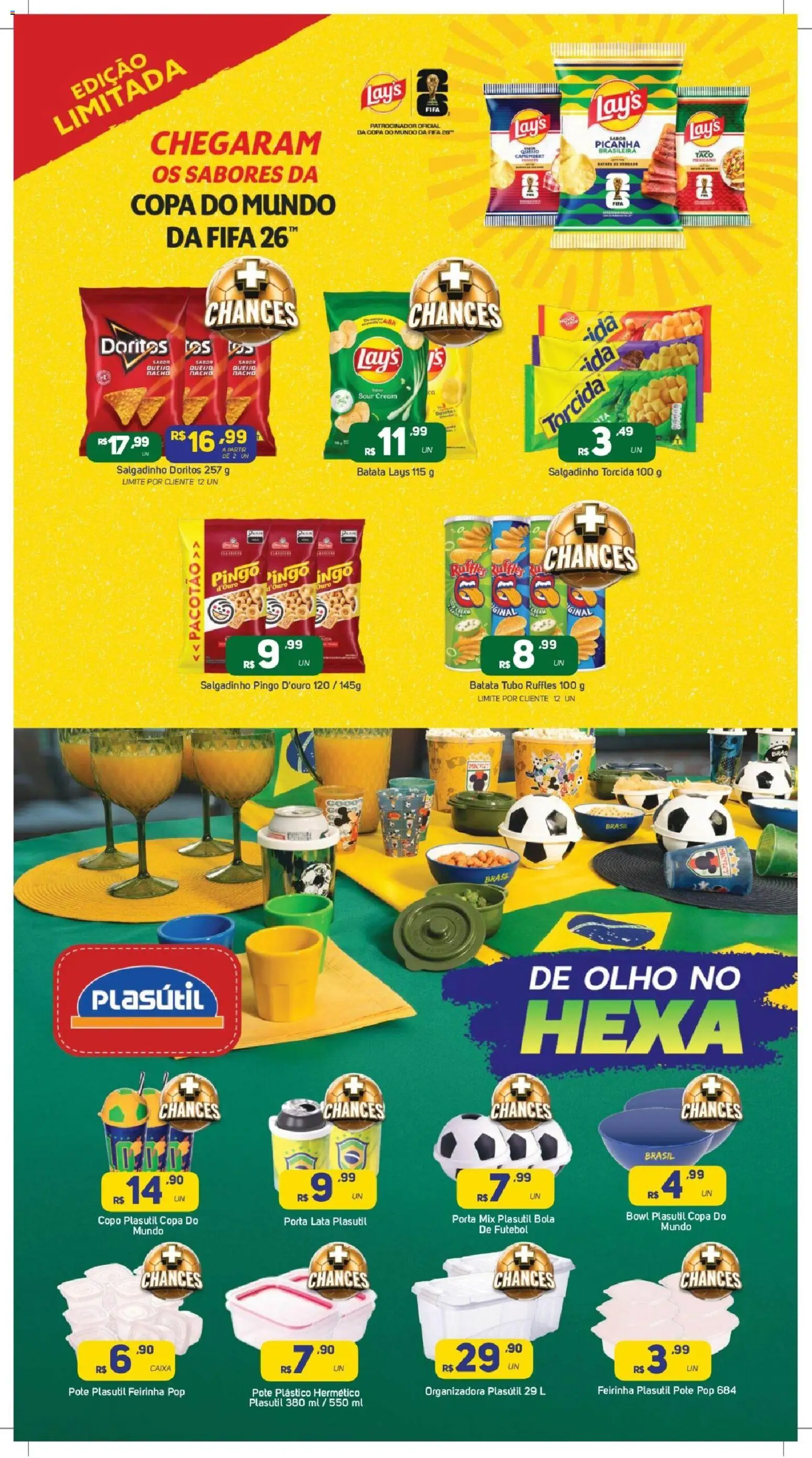 Brasil Atacadista Folheto - válido de 04.05.2026 | Página: 4 | Produtos: Porta, Queijo, Copa, Batata