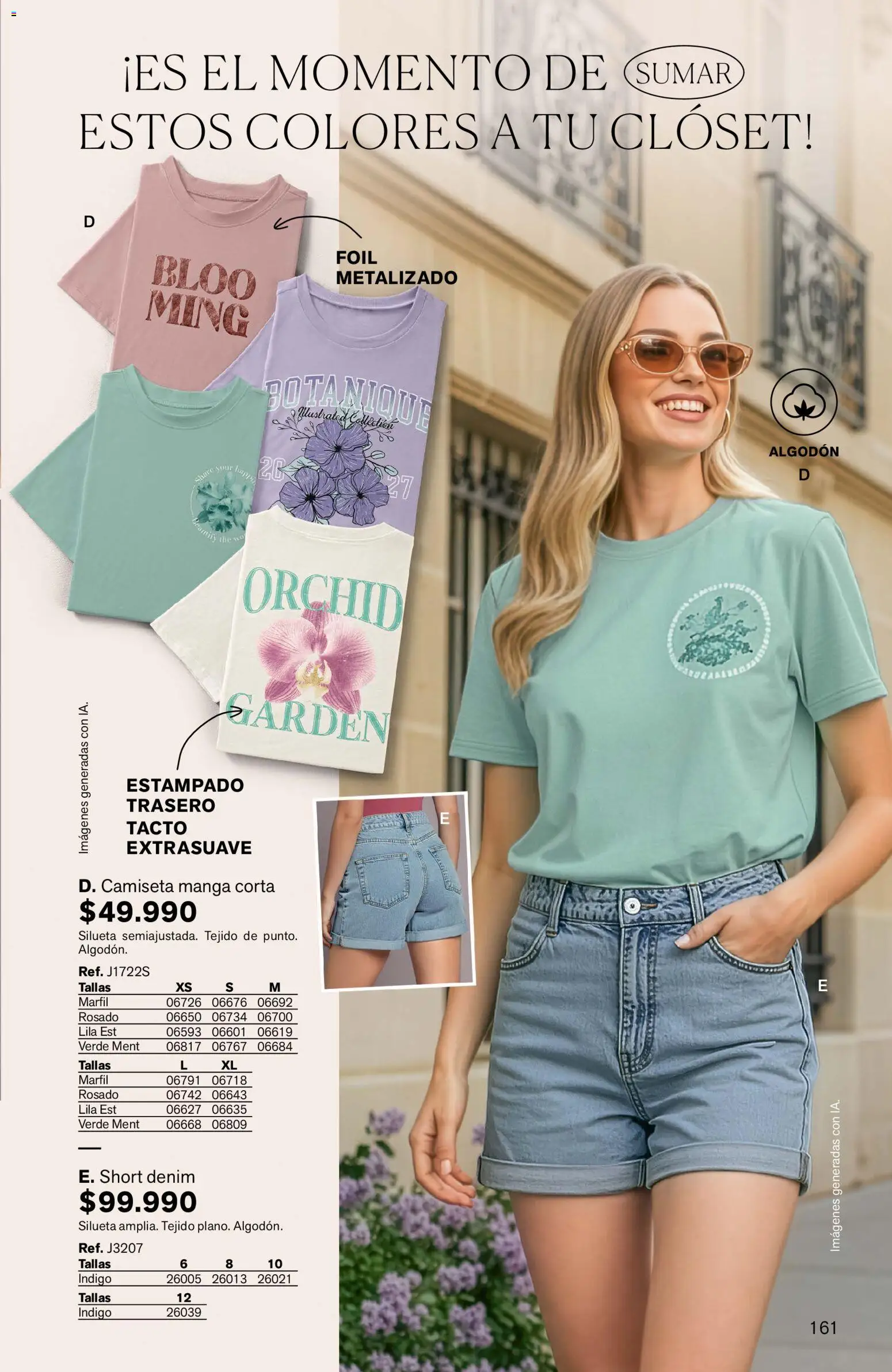 Leonisa revista - valida desde el 04.06.2026 | Página: 161 | Productos: Algodón, Short, Camiseta, Clóset