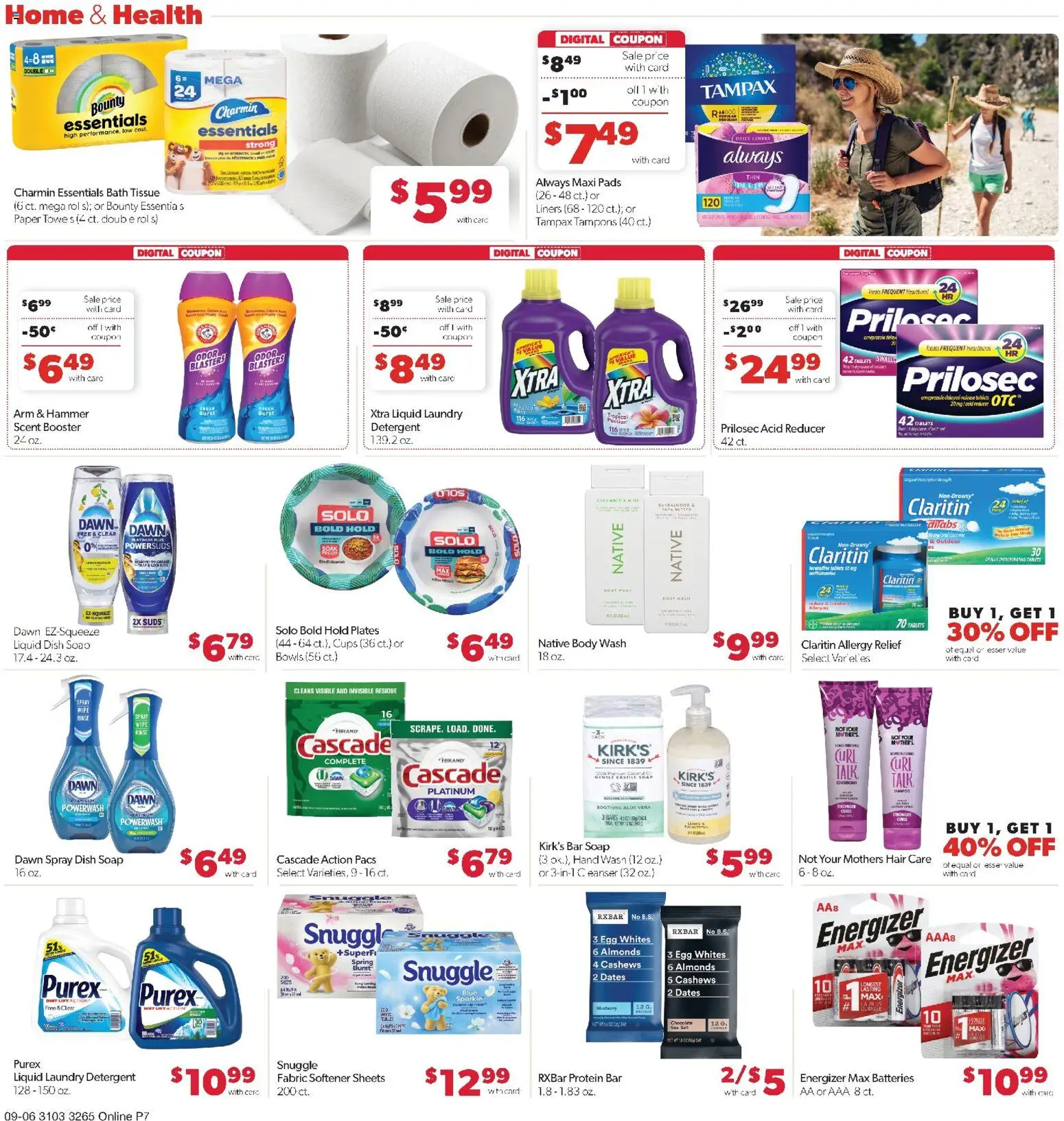 Family Fare Weekly Ad - ND - valid from 09/06/2026 | Page: 11 | Products: Bath, Pads, Tampons, Body Wash