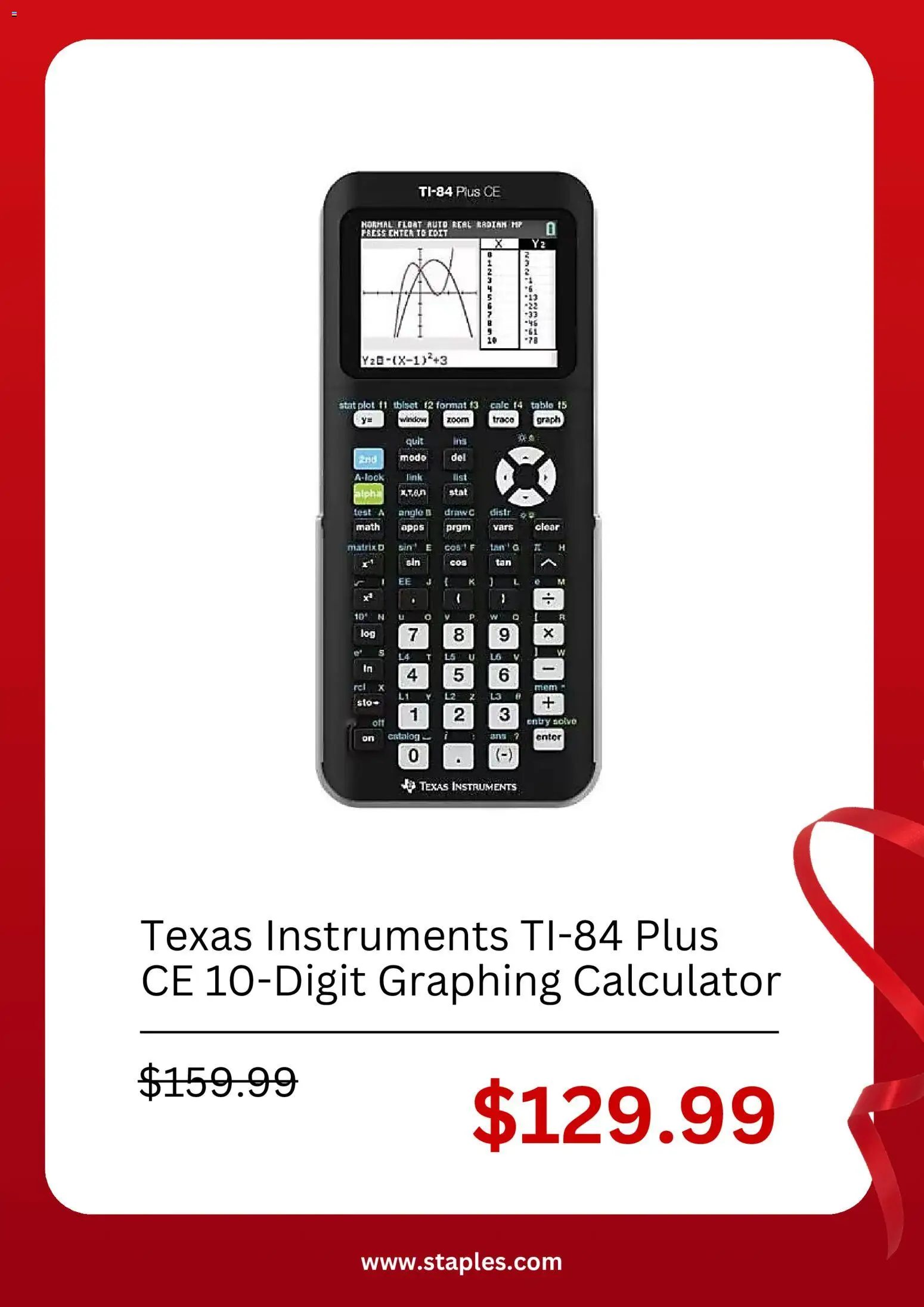 Staples Weekly Ad - valid from 09/15/2026 | Page: 4 | Products: Press, Table, Calculator