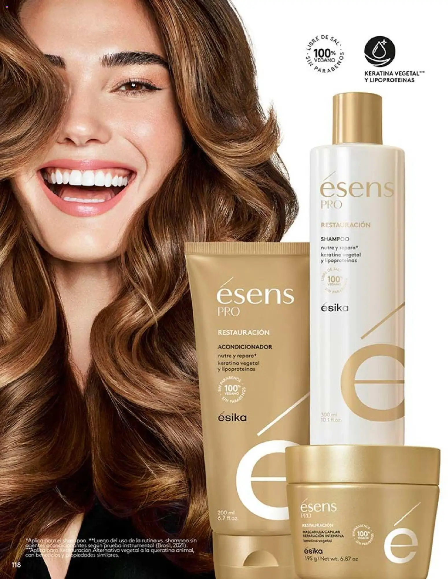 Catálogo Ésika válido desde 02/08/2026 | Página: 130 | Productos: Shampoo, Acondicionador