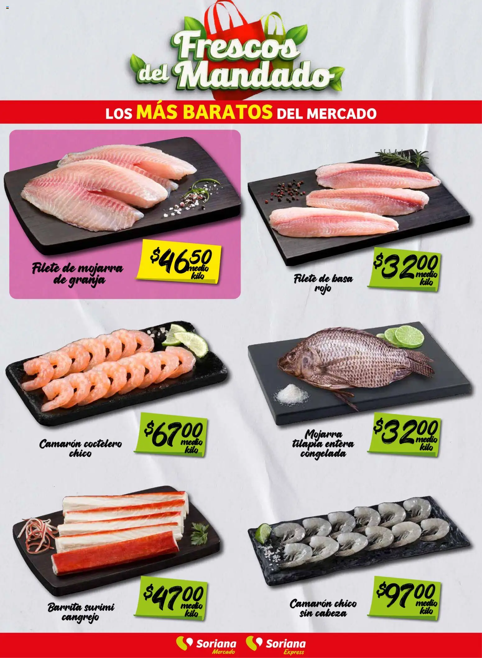 Nuevas ofertas de Soriana válidas en toda la República Mexicana desde el 08/09/2026. ¡Encuentra las mejores ofertas en Soriana Frescos del Mandado Mercado! | Página: 3
