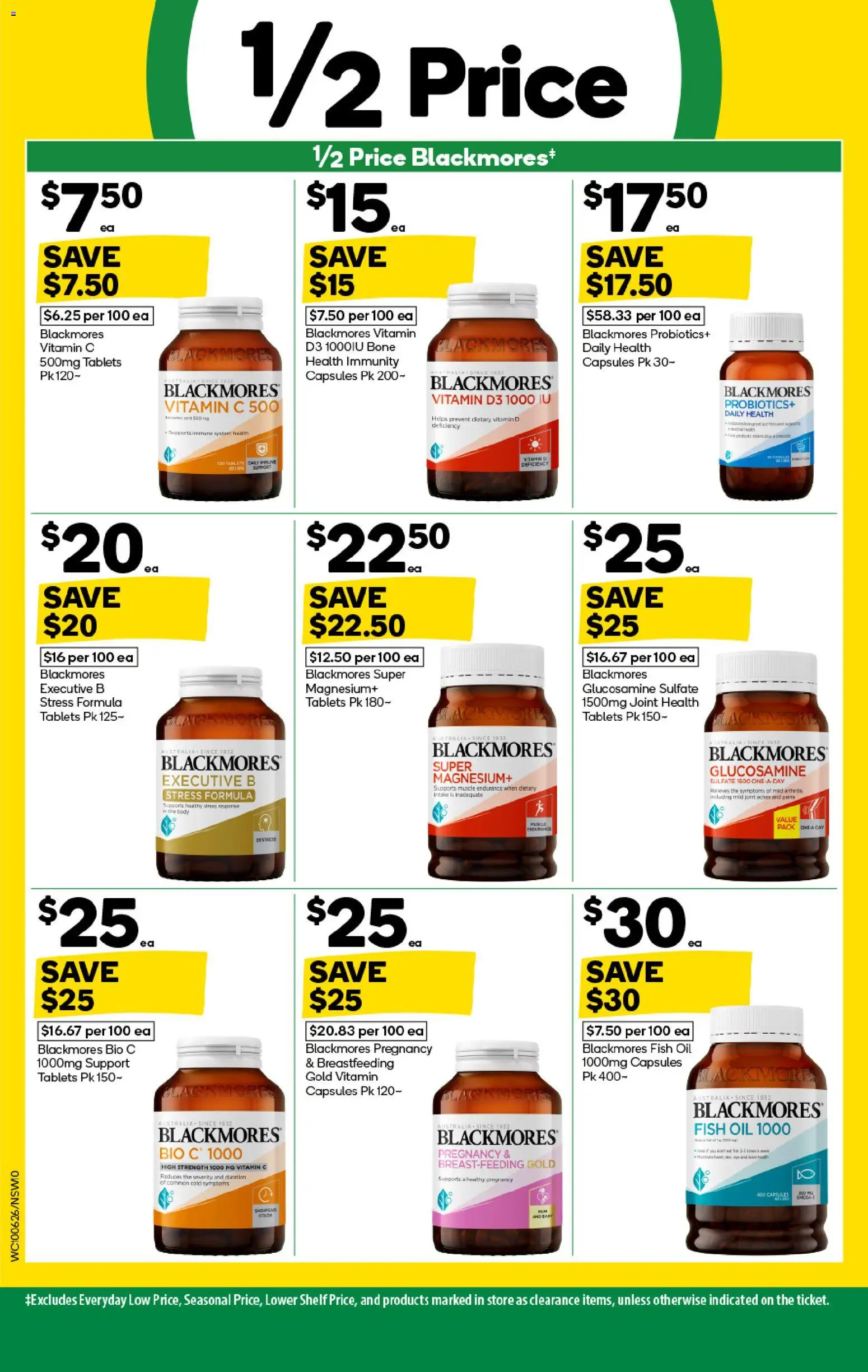 Woolworths catalogue - valid from 10.06.2026 | Page: 10 | Products: Oil, Fish oil, Tablets, Vitamin