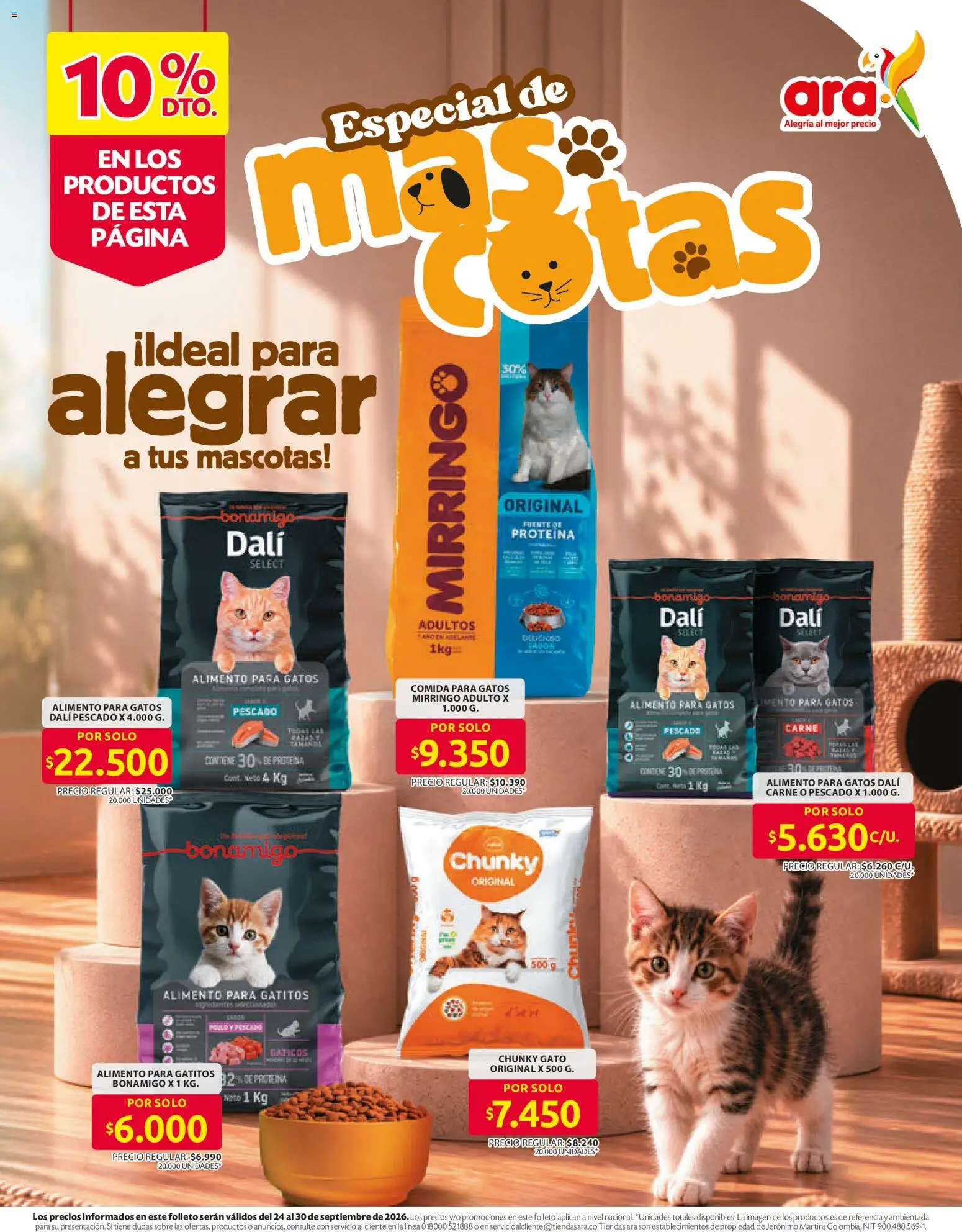 Ara revista - valida desde el 24/08/2026 | Página: 13 | Productos: Pescado, Carne, Proteína