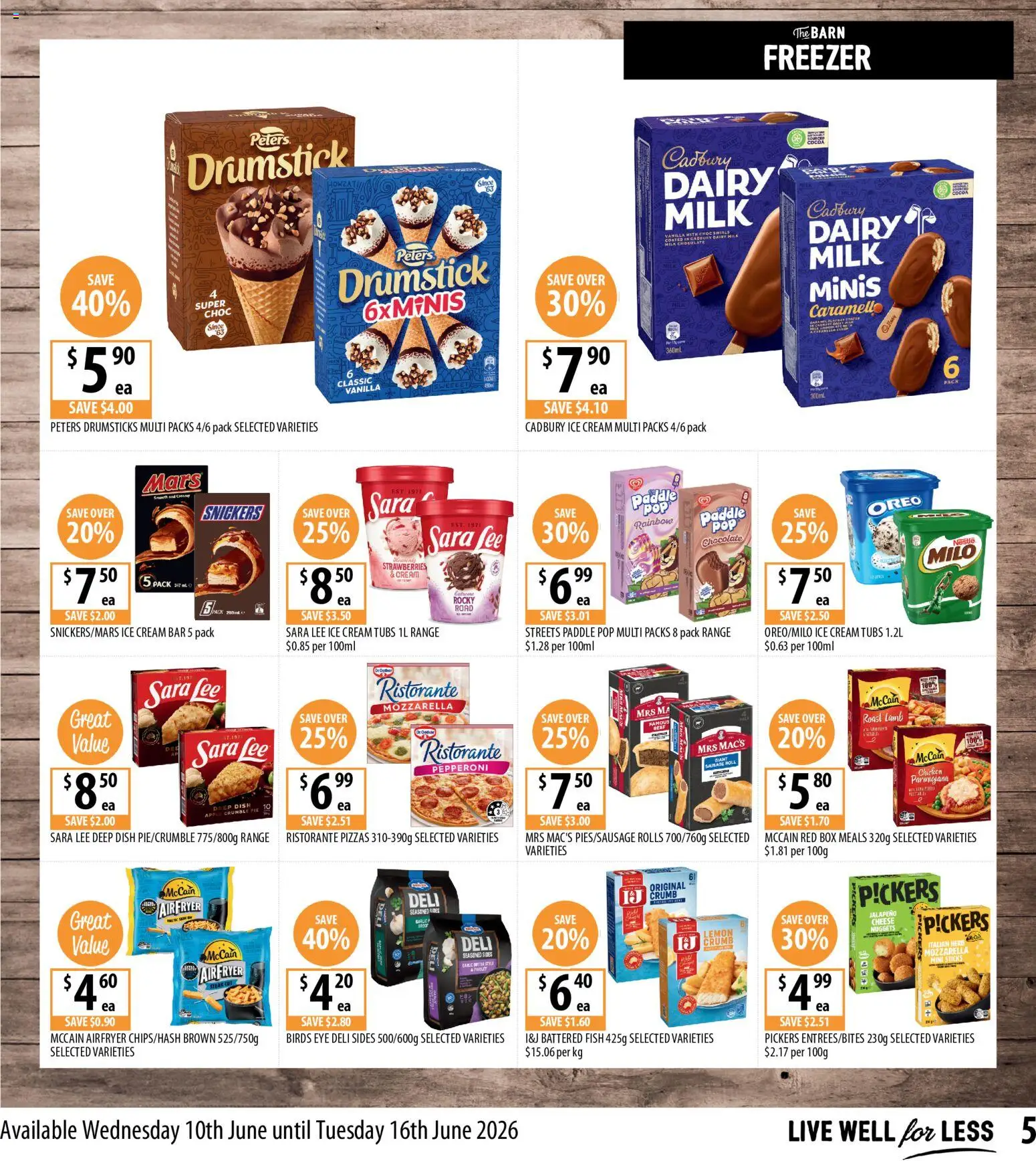 Supabarn catalogue - valid from 10.06.2026 | Page: 5 | Products: Wine, Fish, Strawberries, Freezer