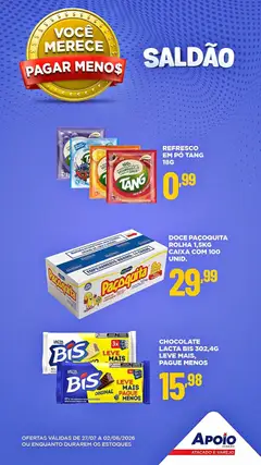 Apoio Mineiro - Ofertas da semana - Pré-Visualização do folheto da loja Apoio Mineiro, válido de 27/07/2026 | Página: 8 | Produtos: Refresco, Guaraná, Chocolate, Baixo