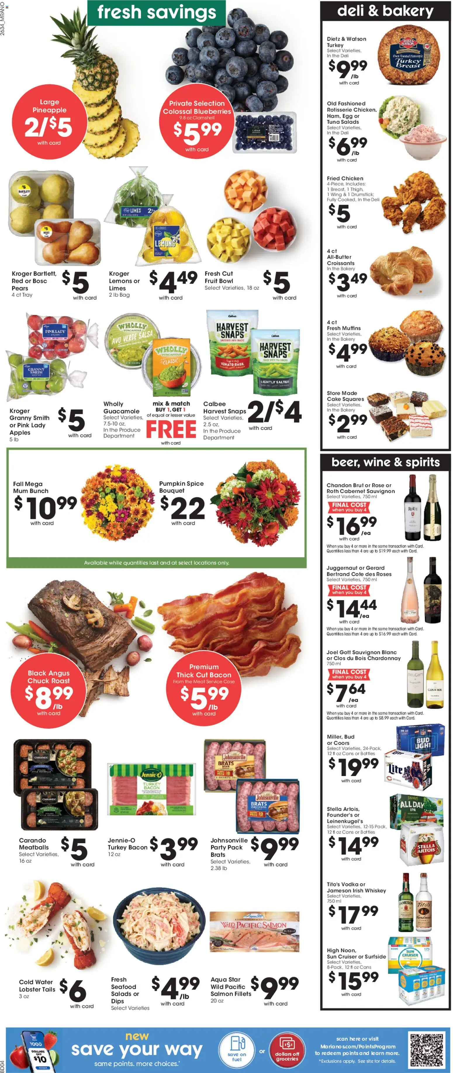 Mariano's Weekly Ad - valid from 09/23/2026 | Page: 9 | Products: Water, Tuna, Bag, Pears