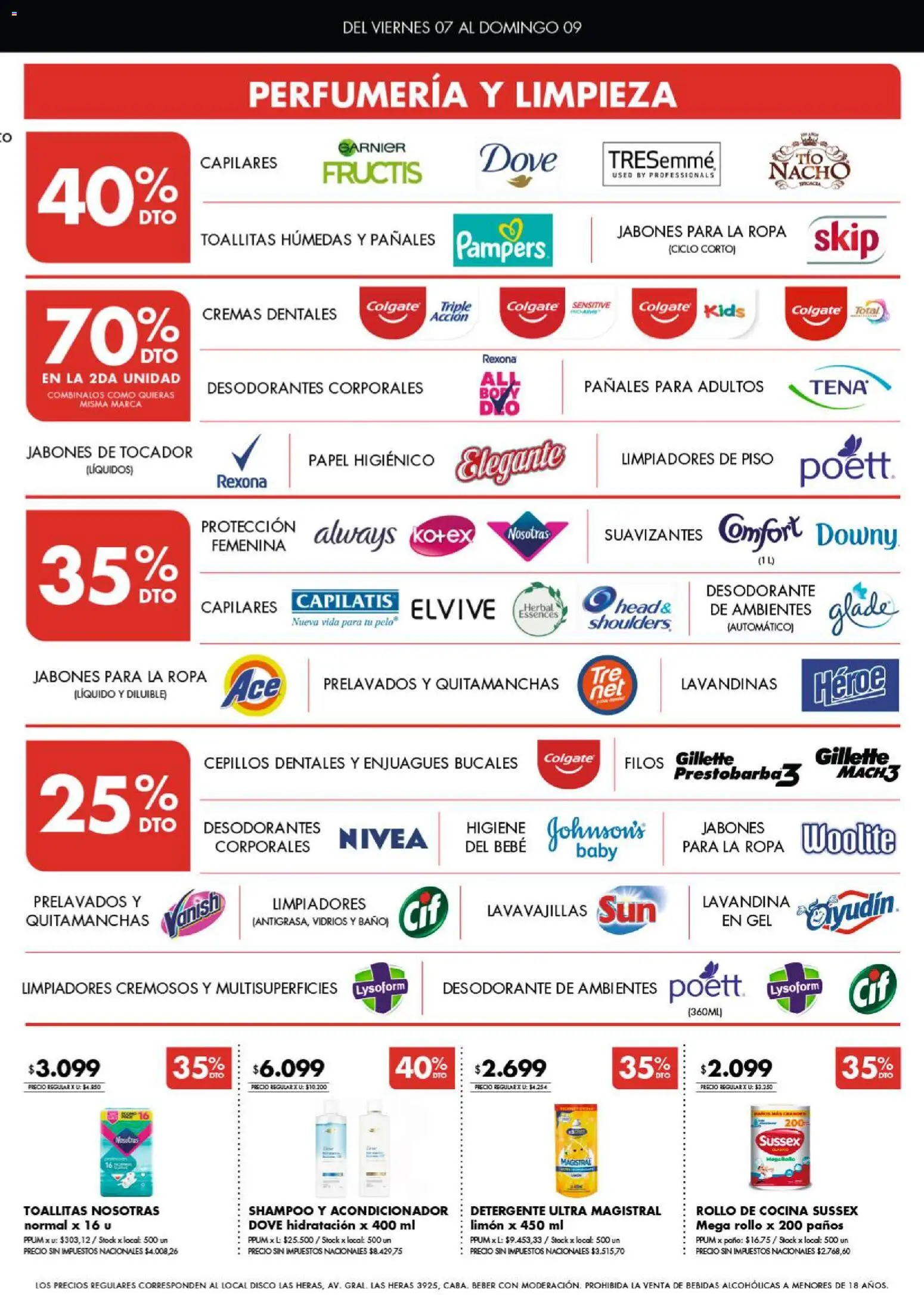 Disco - Ofertas  Bs. As. y Santa Fé │ válido desde el 07/08/2026 | Página: 6 | Productos: Cocina, Desodorante, Detergente, Pañales