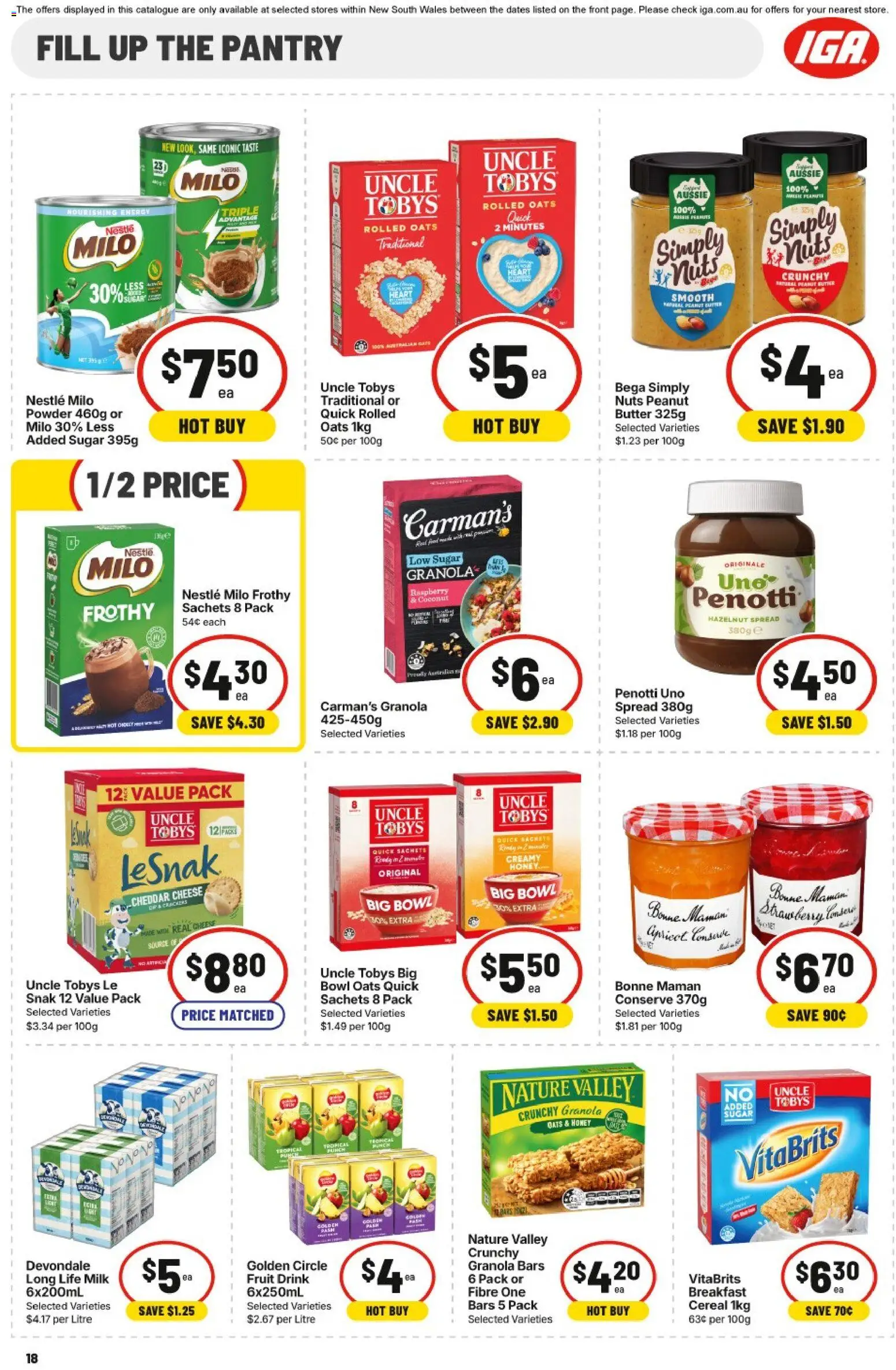 IGA catalogue - valid from 07/10/2026 | Page: 18