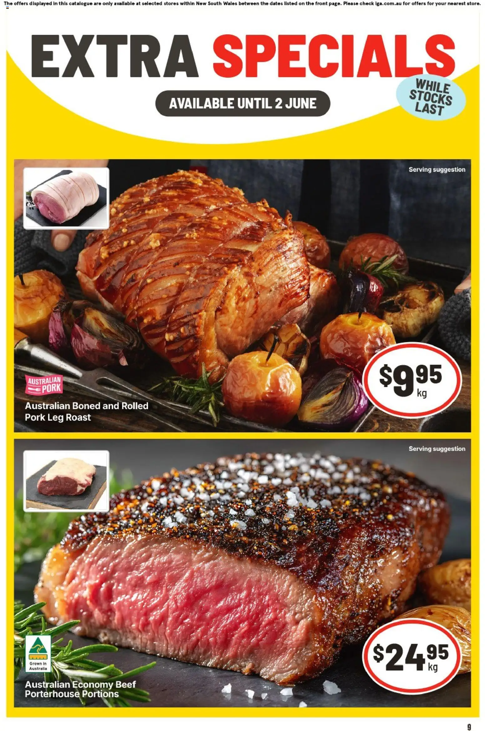 IGA catalogue - valid from 20.05.2026 | Page: 10 | Products: Pork, Beef