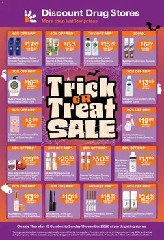 Preview of Discount Drug Stores catalogue - valid from 15/10/2026