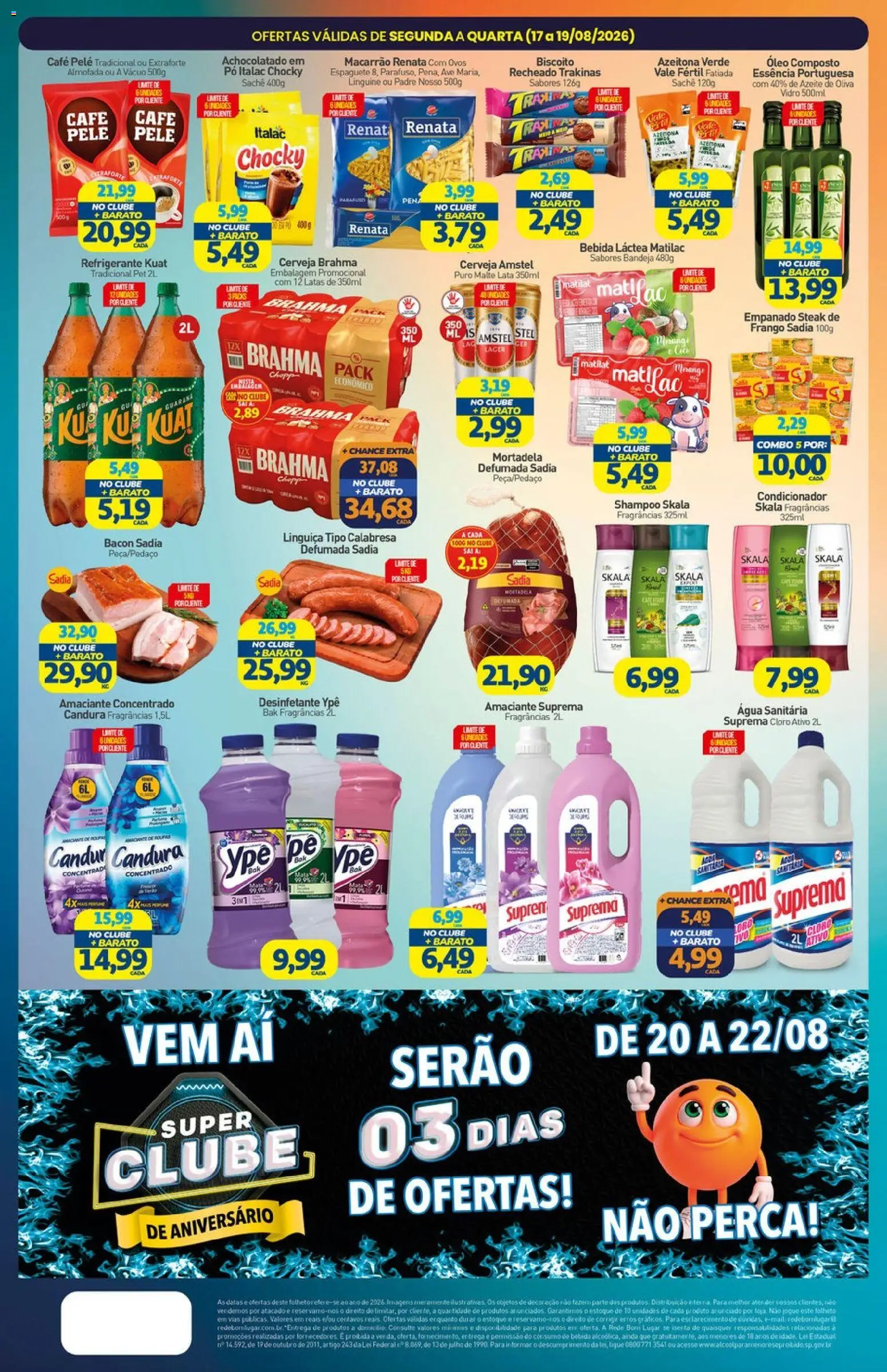 Rede Bom Lugar Folheto - válido de 17/08/2026 | Página: 2 | Produtos: Decoração, Perca, Amaciante, Água sanitária