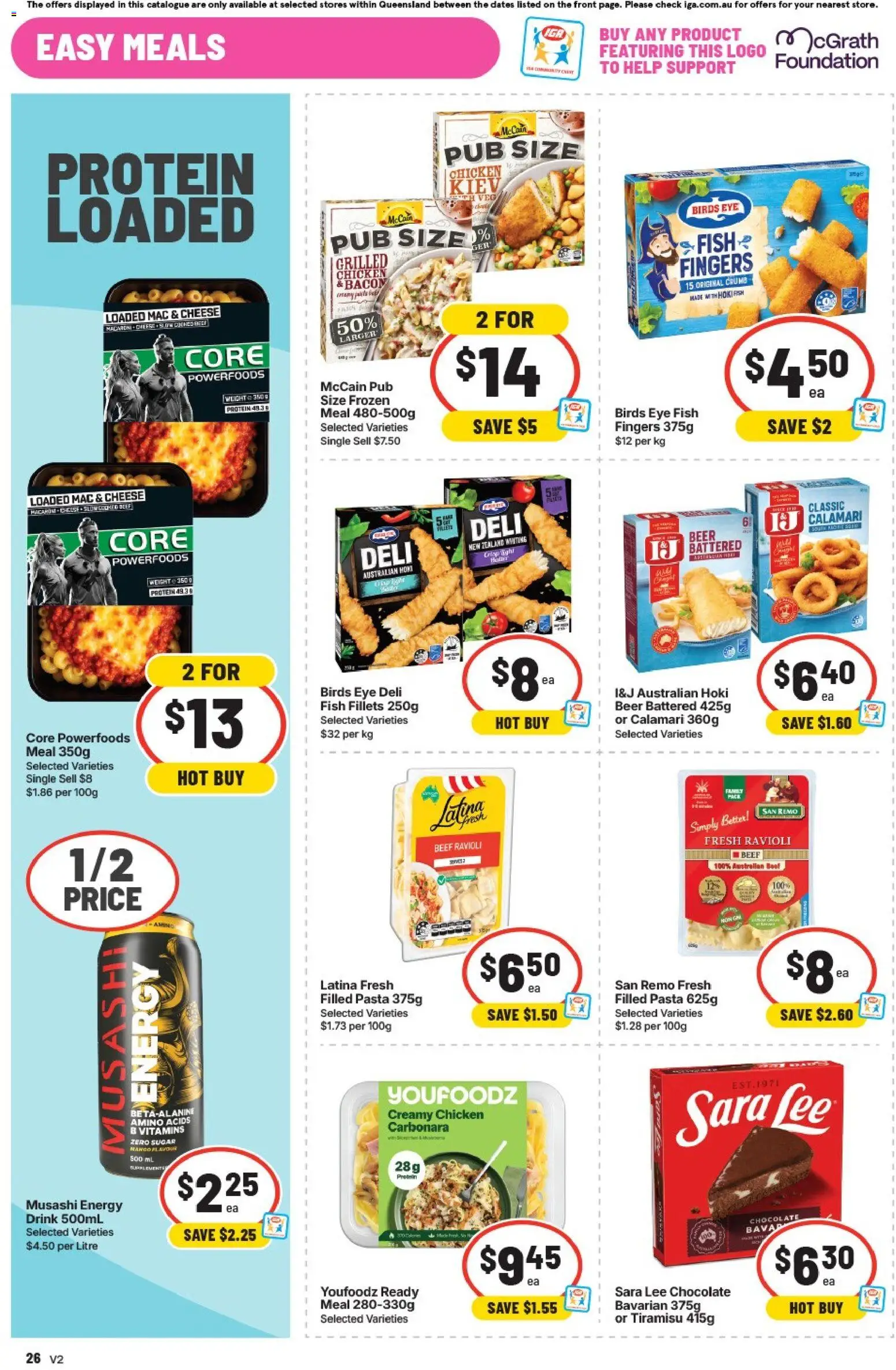 IGA catalogue - valid from 16/09/2026 | Page: 23 | Products: Fish, Pants, Weight, Fish fingers