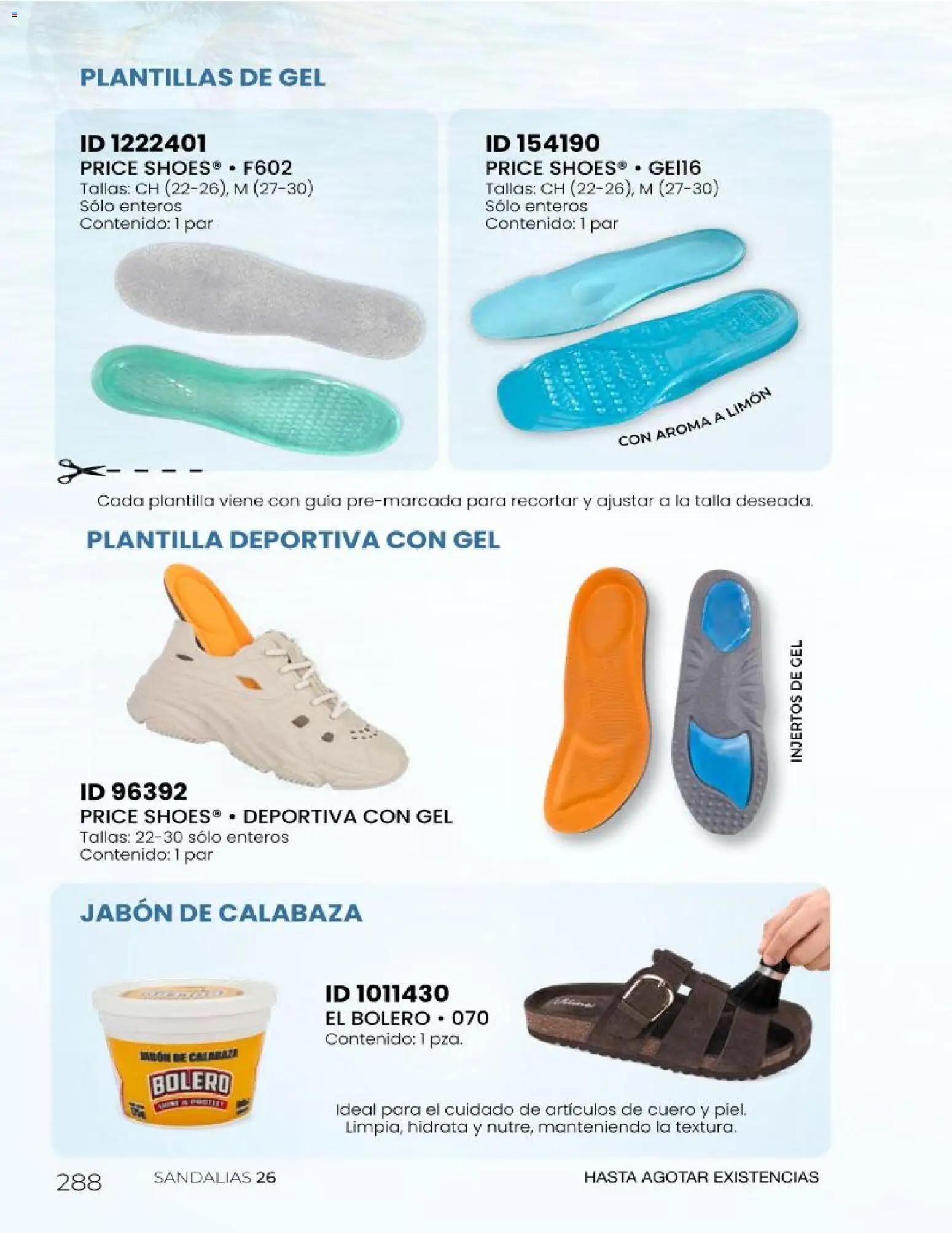 Nuevas ofertas de Price Shoes válidas en toda la República Mexicana desde el 23/06/2026. ¡Encuentra las mejores ofertas en Price Shoes catálogo Sandalias 2026! | Página: 288 | Productos: Limón, Jamón, Sandalias, Calabaza