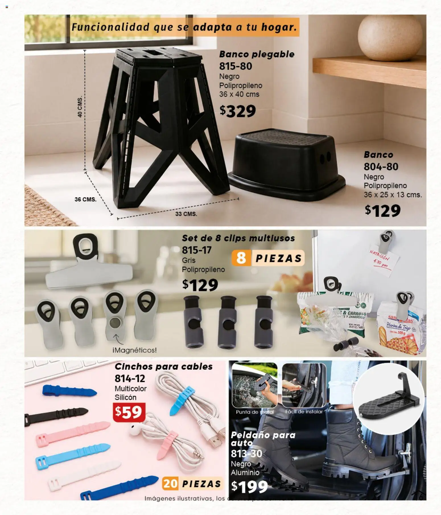 Nuevas ofertas de Cklass válidas en toda la República Mexicana desde el 11/09/2026. ¡Encuentra las mejores ofertas en Cklass catálogo Home Invierno! | Página: 17 | Productos: Harina, Banco