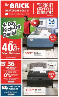 Preview of The Brick - Brick Mattress Store from shop The Brick valid from 05.06.2026