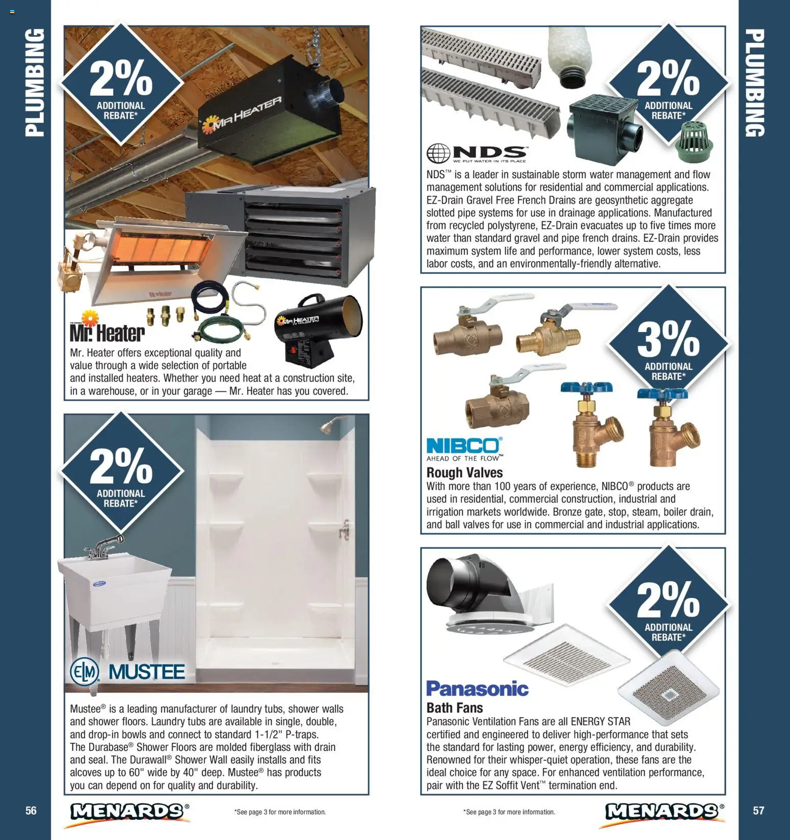Menards Contractor Catalog - valid from 01/01/2026 | Page: 29 | Products: Pipe, Bath, Shower, Water