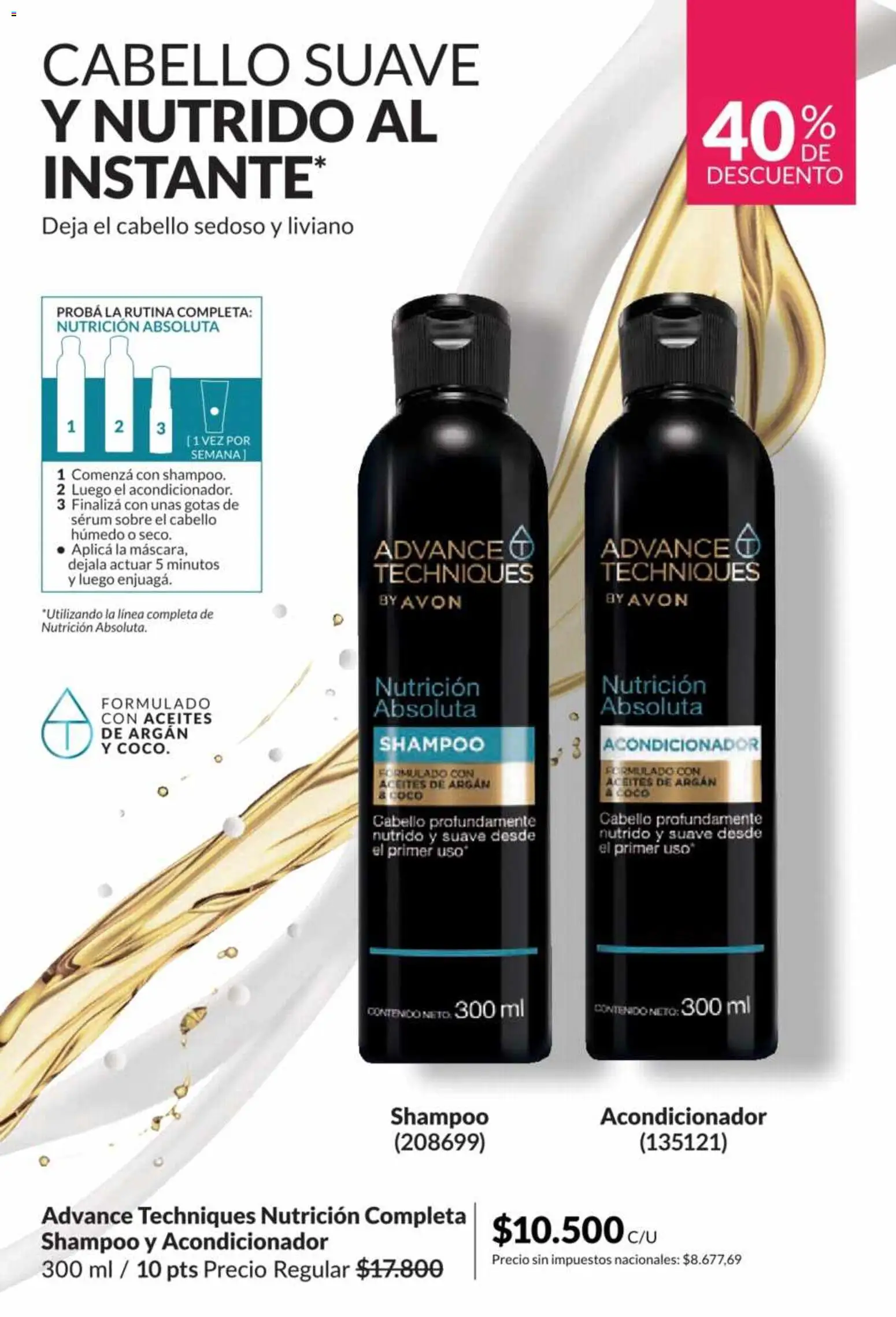 Catálogo AVON Campaña 5/2026 │ válido desde el 01.05.2026 | Página: 186 | Productos: Sobre, Serum, Shampoo, Acondicionador