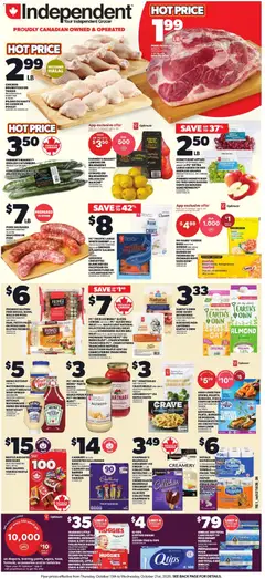 Preview of Independent Grocer weekly flyer / circulaire from shop Independent Grocer valid from Oct 15, 2026