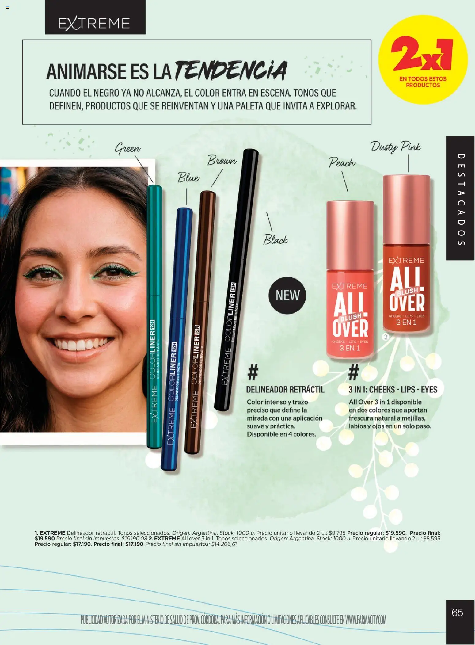 Farmacity catálogo │ válido desde el 02.06.2026 | Página: 65 | Productos: Delineador, Paleta