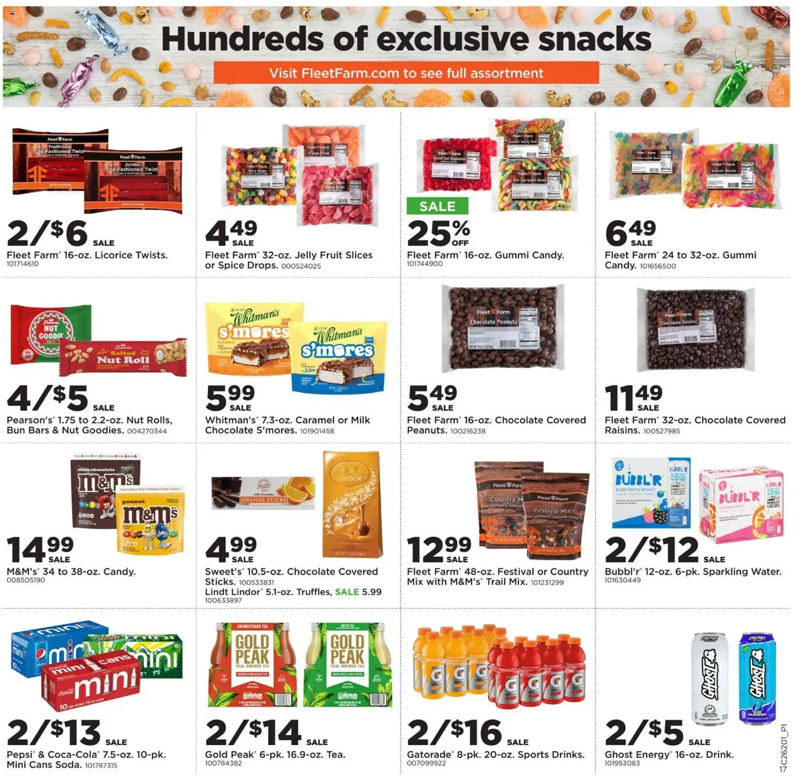 Mills Fleet Farm Weekly Ad - valid from 11.05.2026 | Page: 21 | Products: Milk, Tea, Raisins, Raspberry