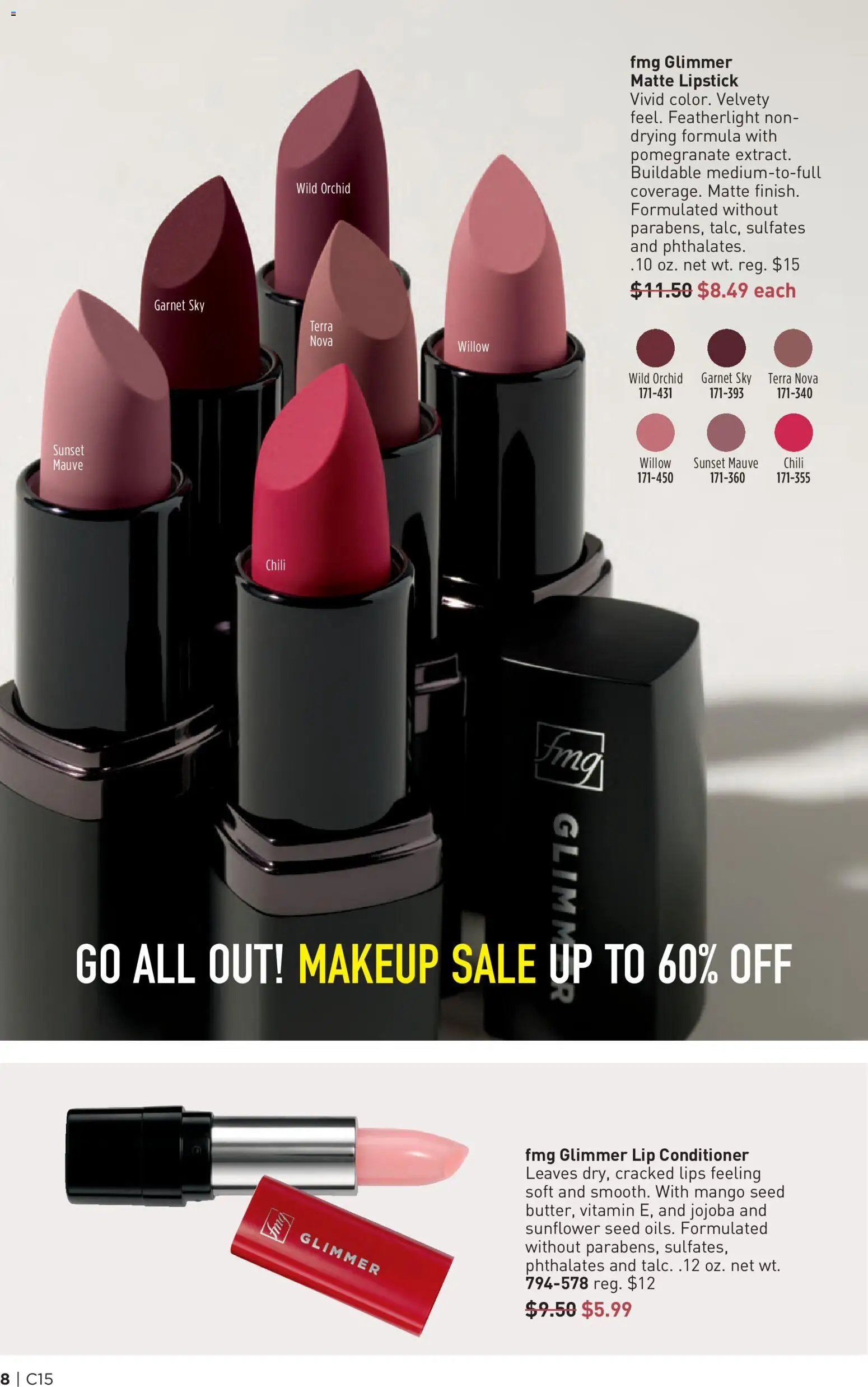 Avon Brochure - valid from 07/15/2026 | Page: 8 | Products: Vitamin, Lipstick, Conditioner, Mango