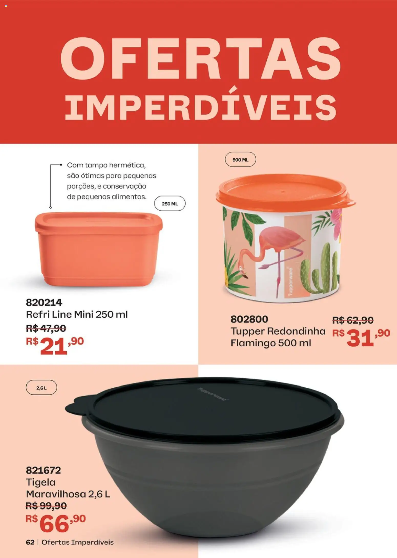 Tupperware Folheto - válido de 01/07/2026 | Página: 62 | Produtos: Tigela