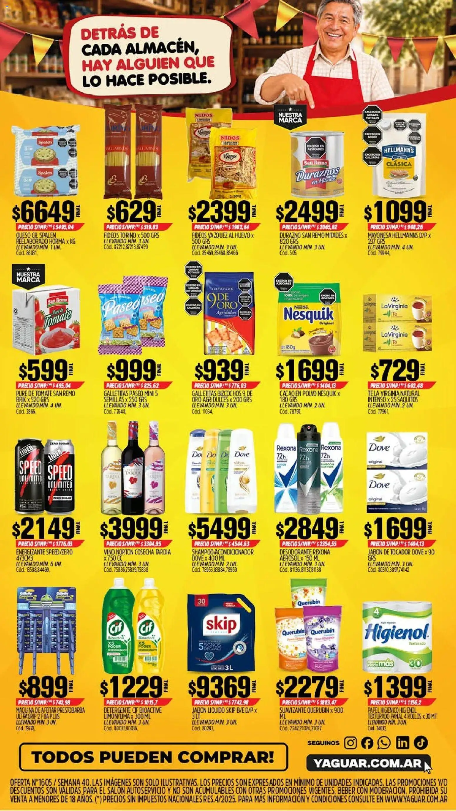 Yaguar - Oferta Semanal Chaco │ válido desde el 28/09/2026 | Página: 2 | Productos: Acondicionador, Jabón, Desodorante, Huevo