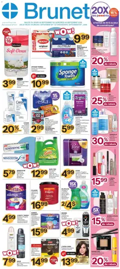 Preview of Brunet weekly flyer / circulaire from shop Brunet valid from Sep 10, 2026