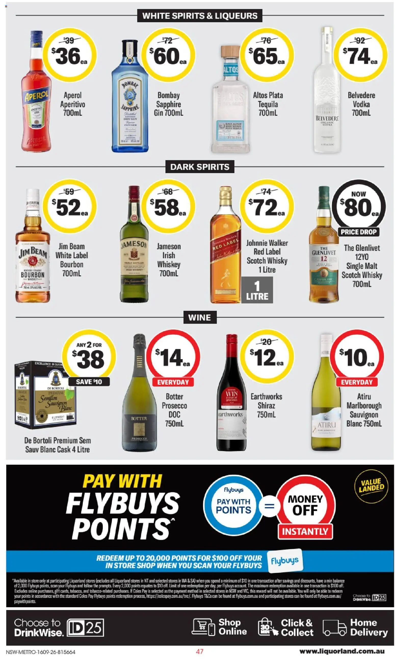 Liquorland catalogue - valid from 16/09/2026 | Page: 2 | Products: Table, Jim Beam, Wine, Whiskey