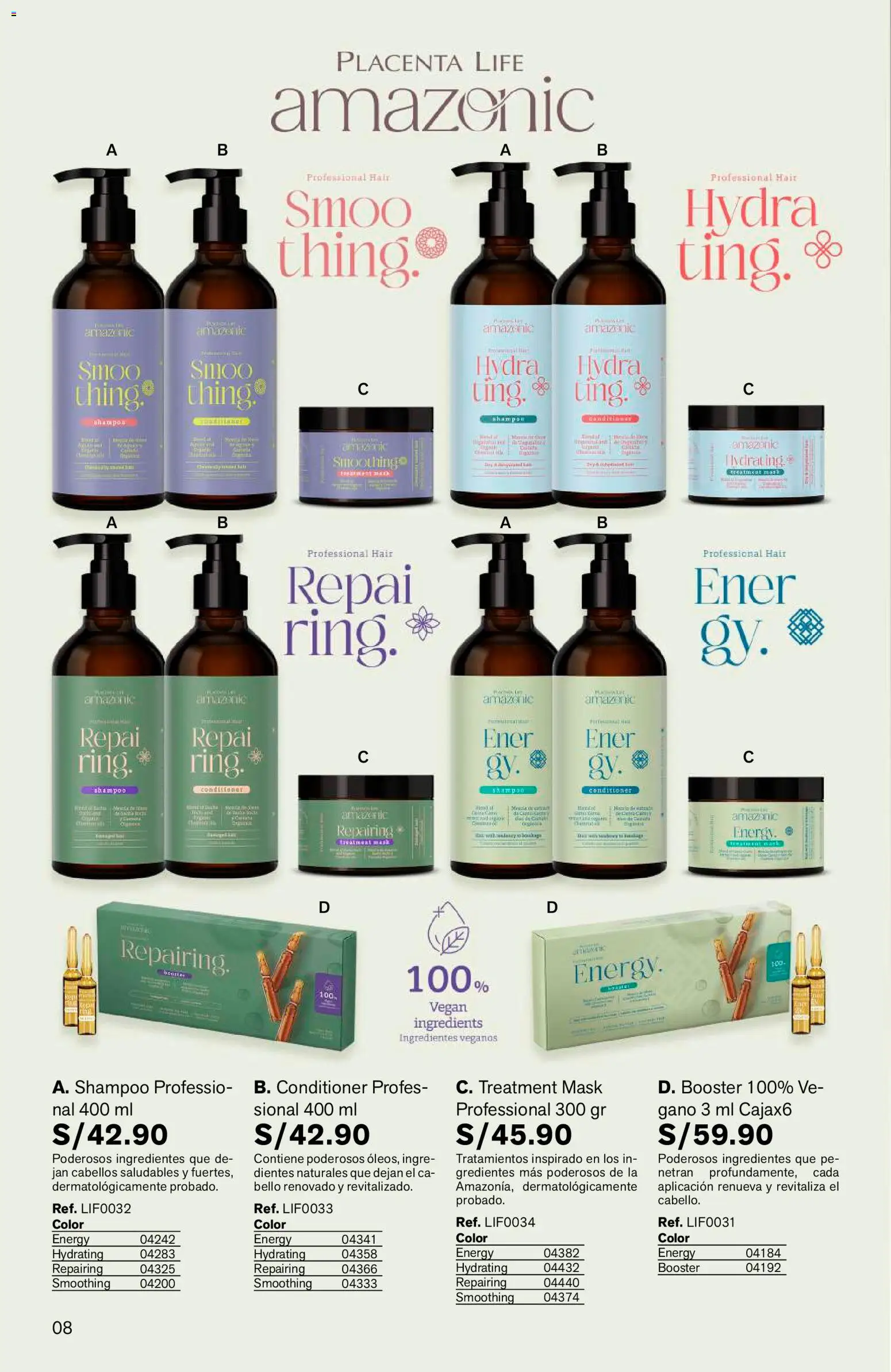 Catálogo Leonisa válido desde 04/08/2026 | Página: 8 | Productos: Shampoo