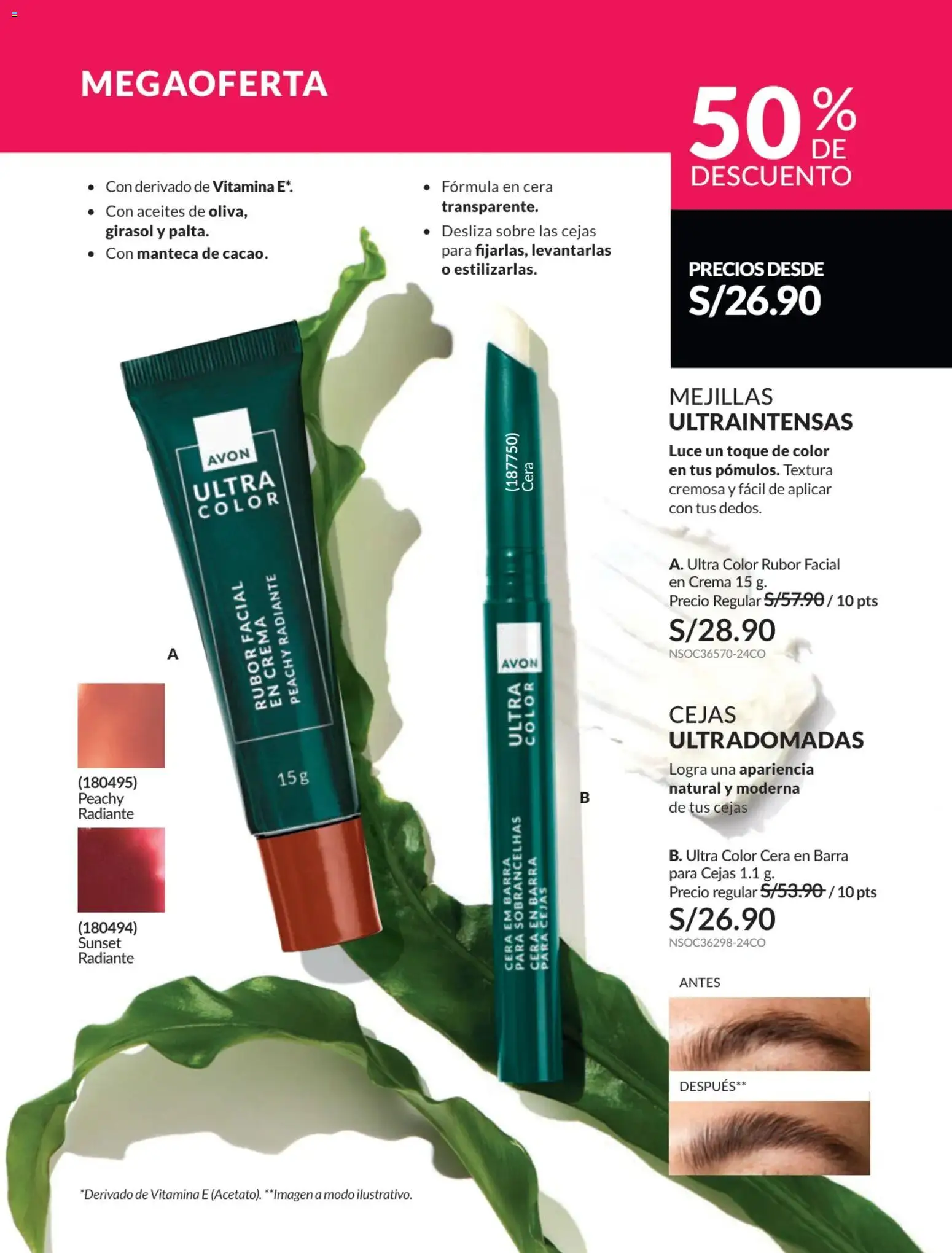 Catálogo Avon válido desde 17.06.2026 | Página: 37 | Productos: Crema, Rubor