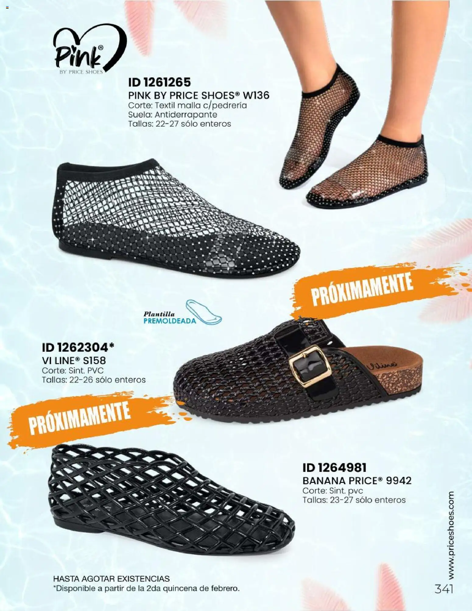 Nuevas ofertas de Price Shoes válidas en toda la República Mexicana desde el 31.01.2026. ¡Encuentra las mejores ofertas en Price Shoes Catálogo Sandalias ! | Página: 341 | Productos: Malla