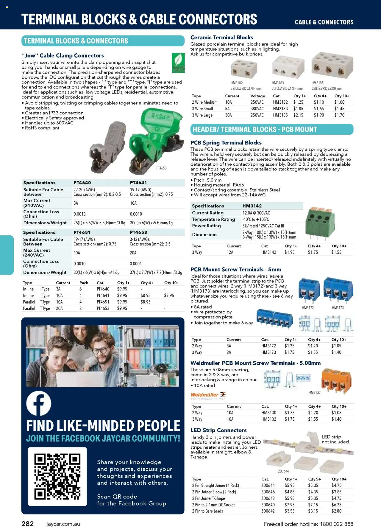Jaycar catalogue - valid from 09.07.2025 | Page: 282 | Products: Compression, Cable, Connector, Strip