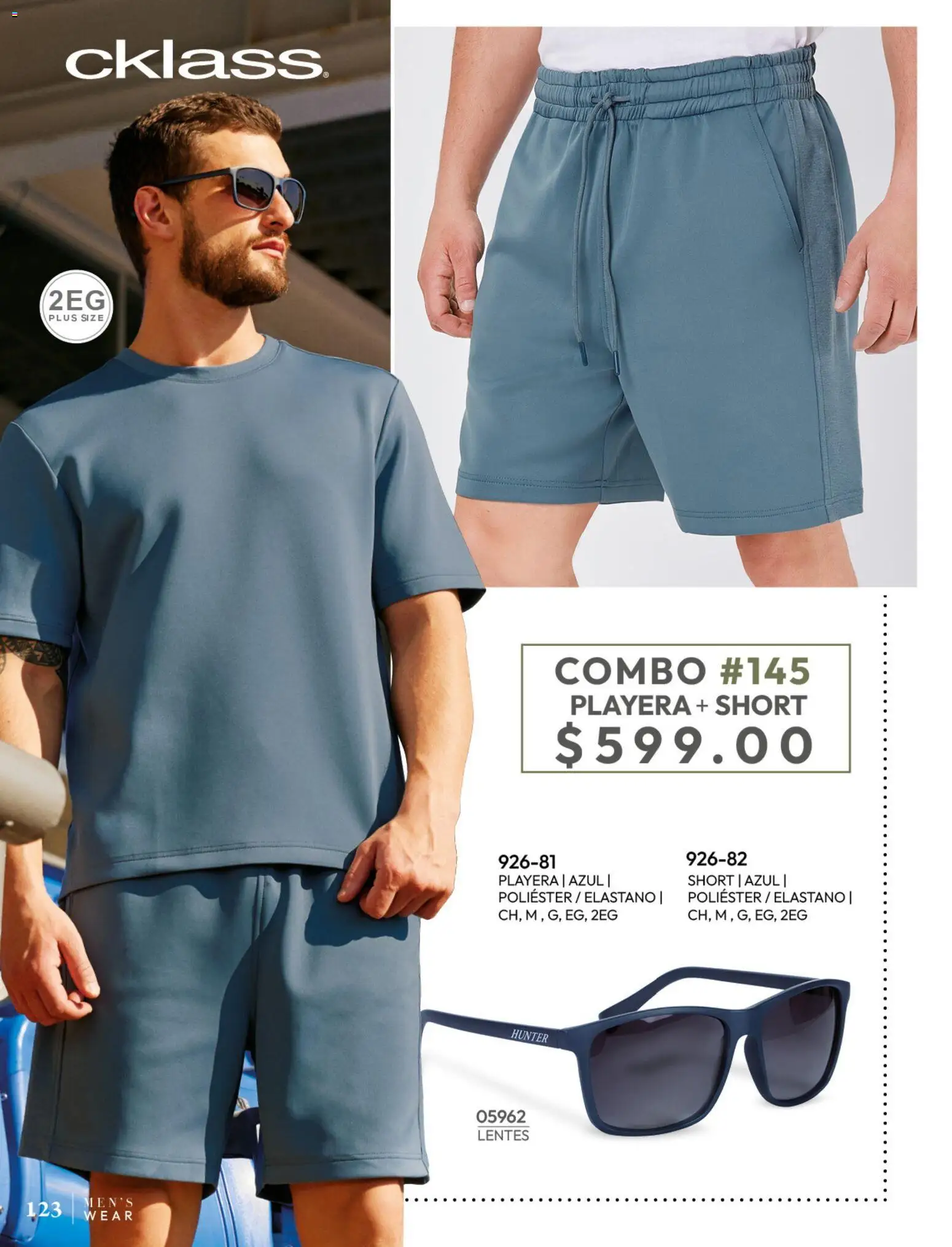 Nuevas ofertas de Cklass válidas en toda la República Mexicana desde el 08/07/2026. ¡Encuentra las mejores ofertas en Cklass catálogo Ropa caballero! | Página: 124 | Productos: Lentes, Playera, Short