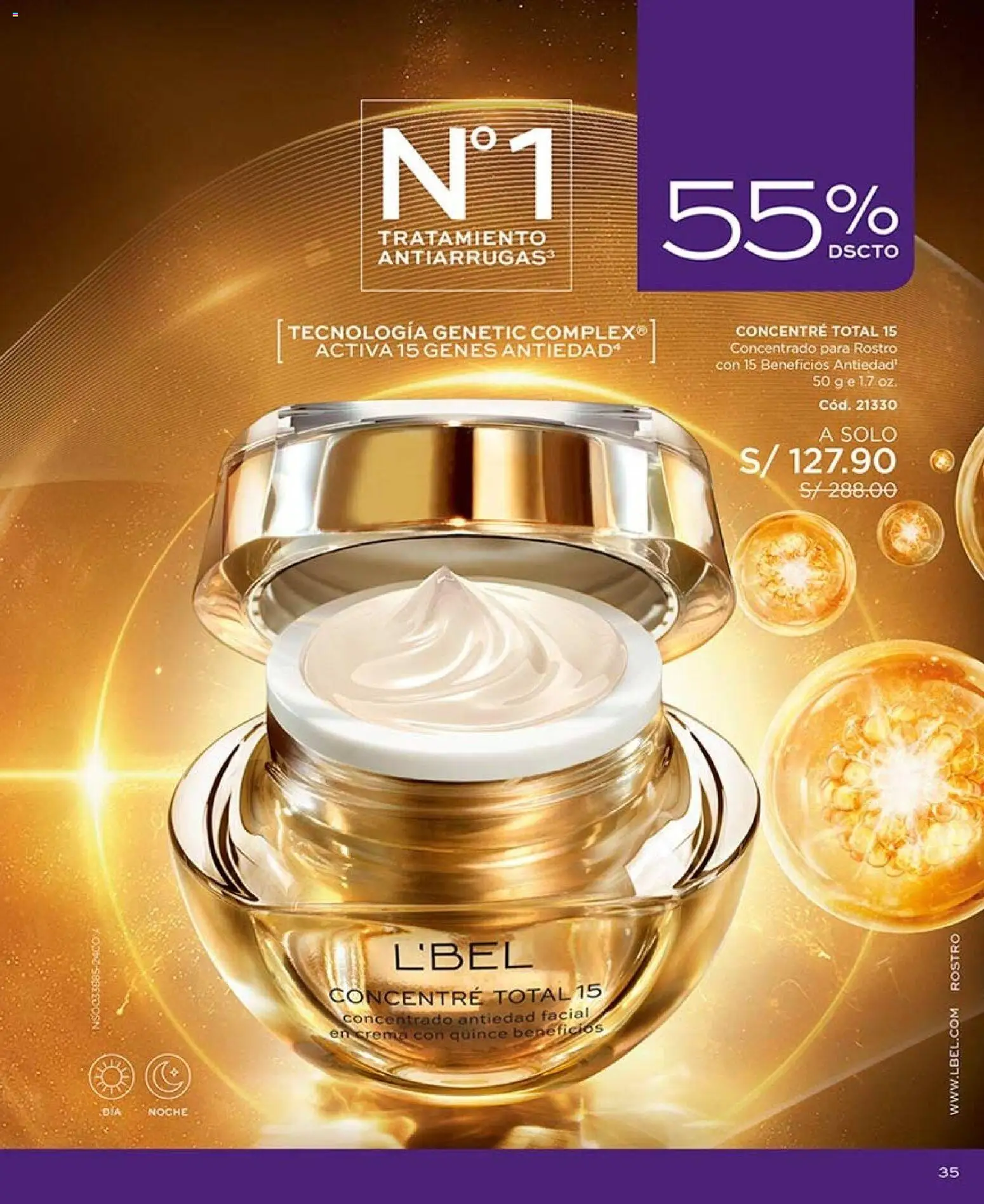 Catálogo L'Bel válido desde 11/07/2026 | Página: 35 | Productos: Crema